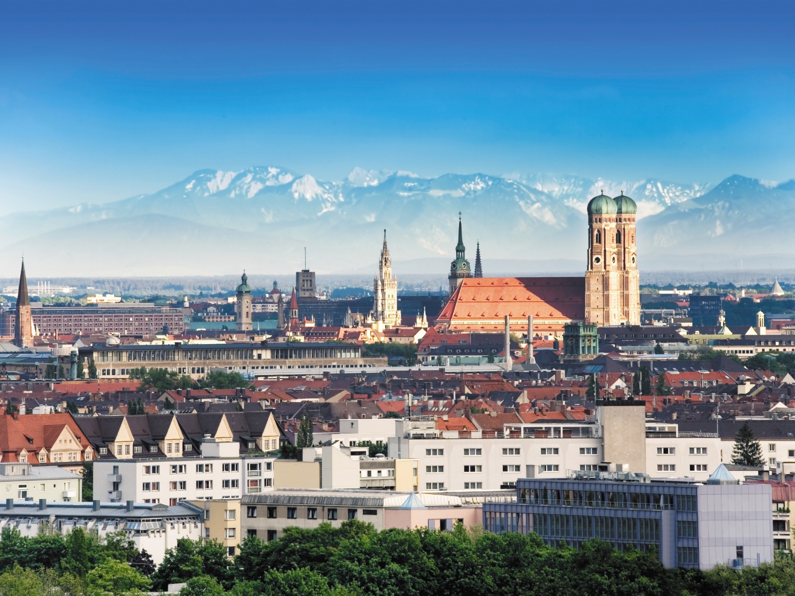 Панорама города Мюнхен