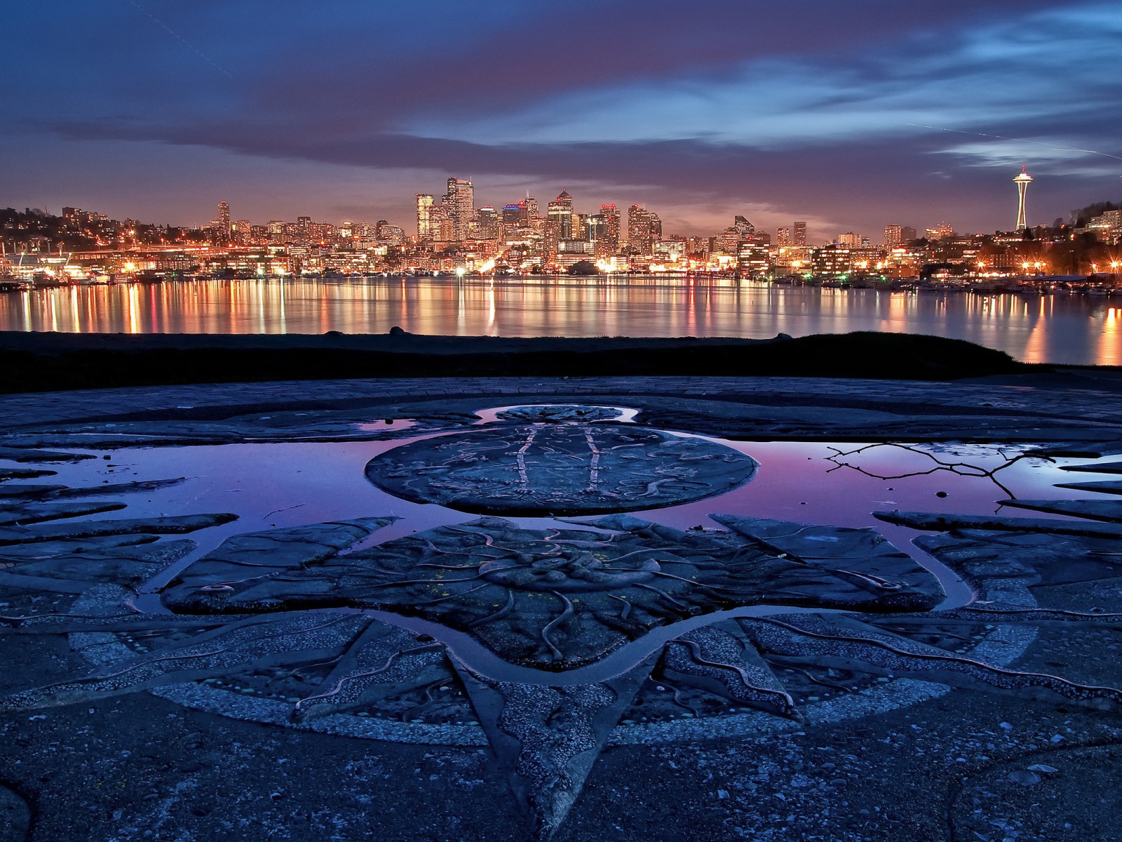 Фигура на набережной Сиэтла