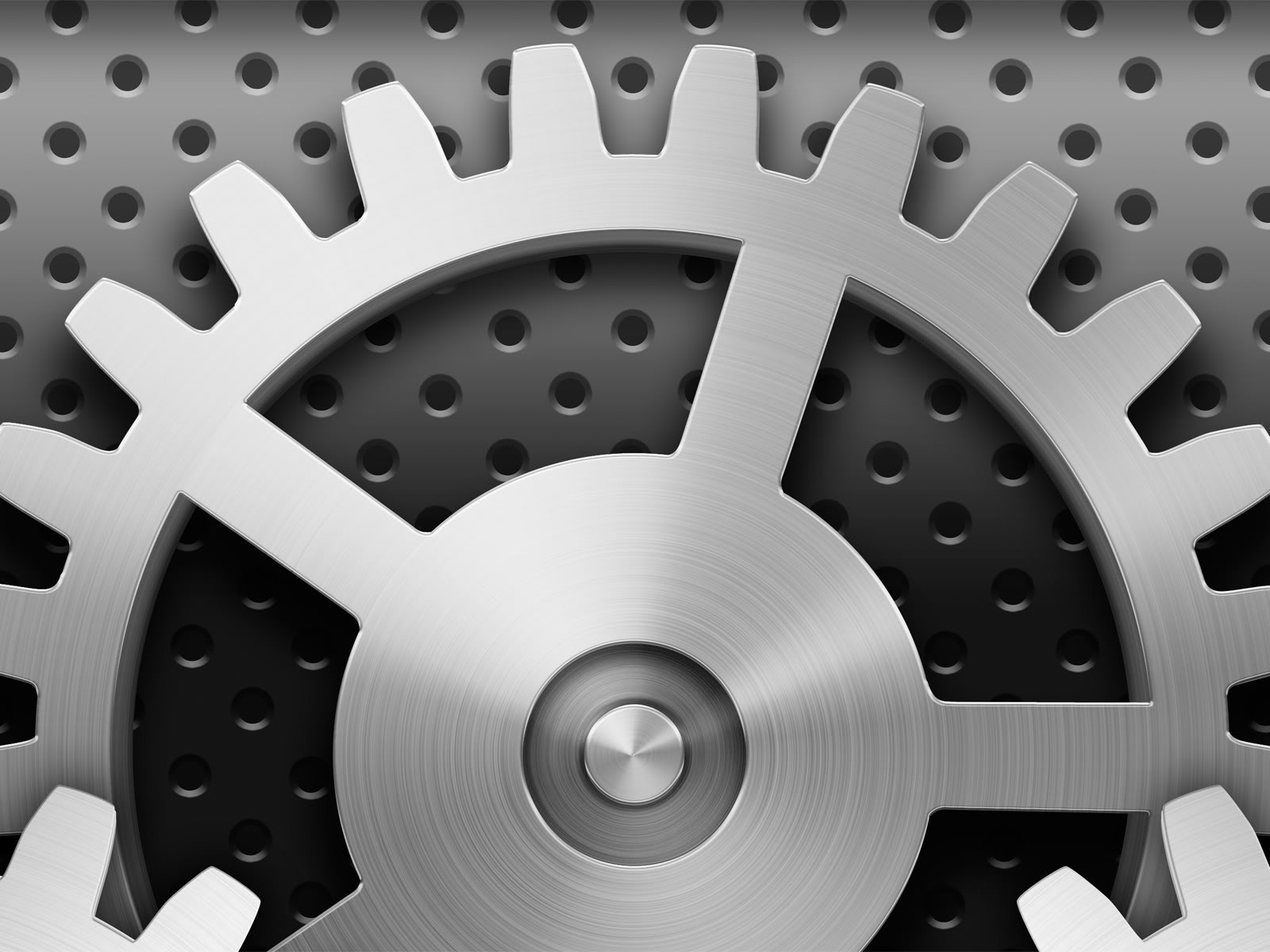 Шестеренки из белого металла