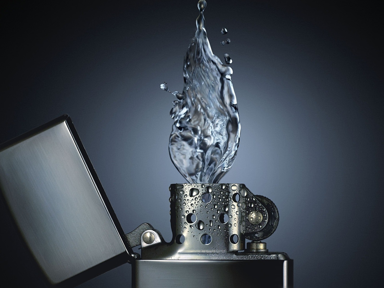 Вода в зажигалке