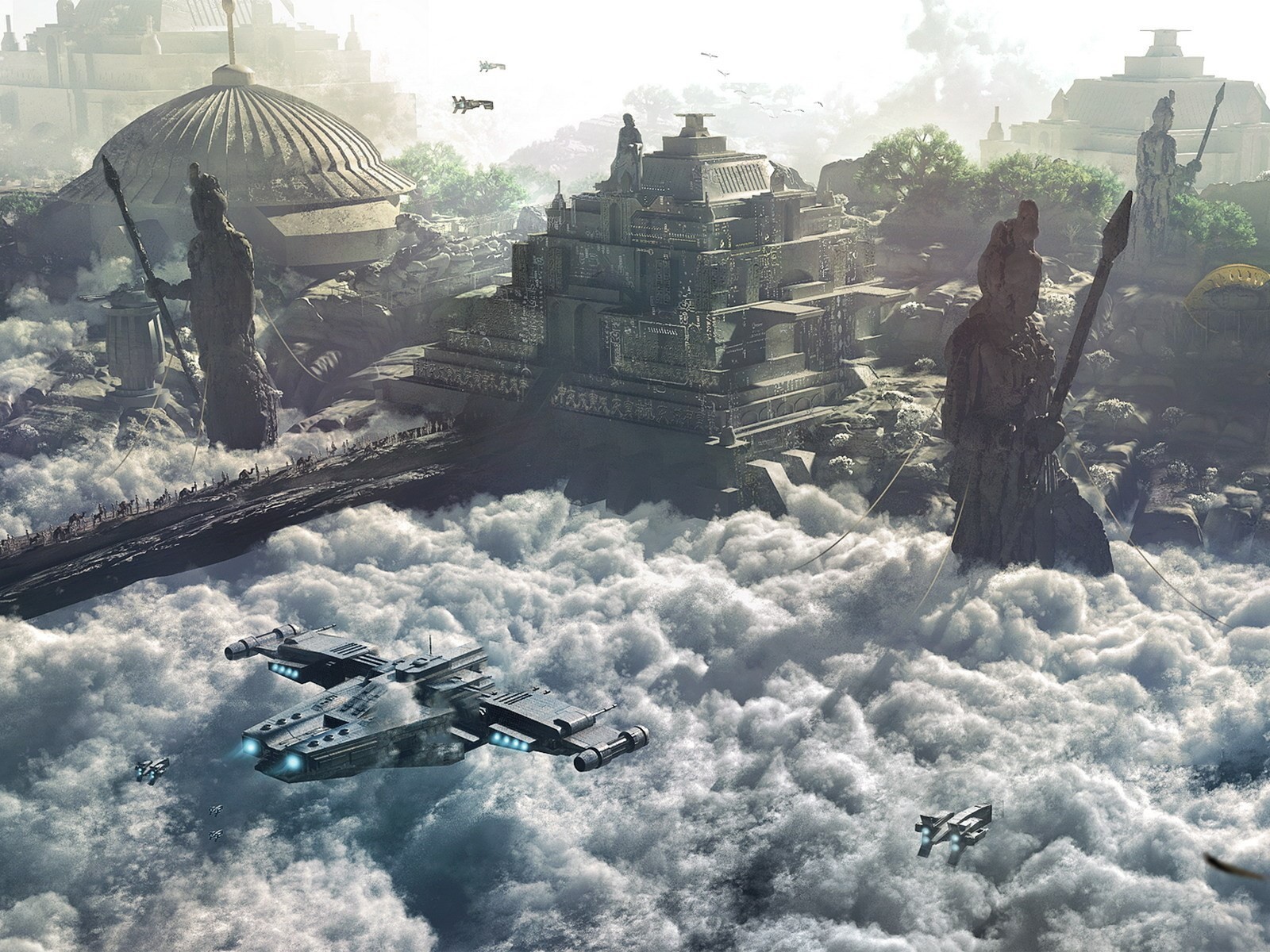 Древняя цивилизация в облаках