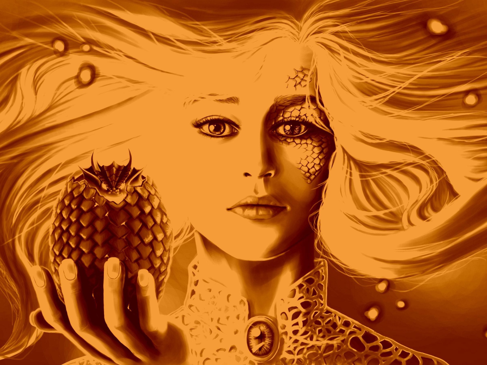 Дейенерис Таргариен с зародышем дракона