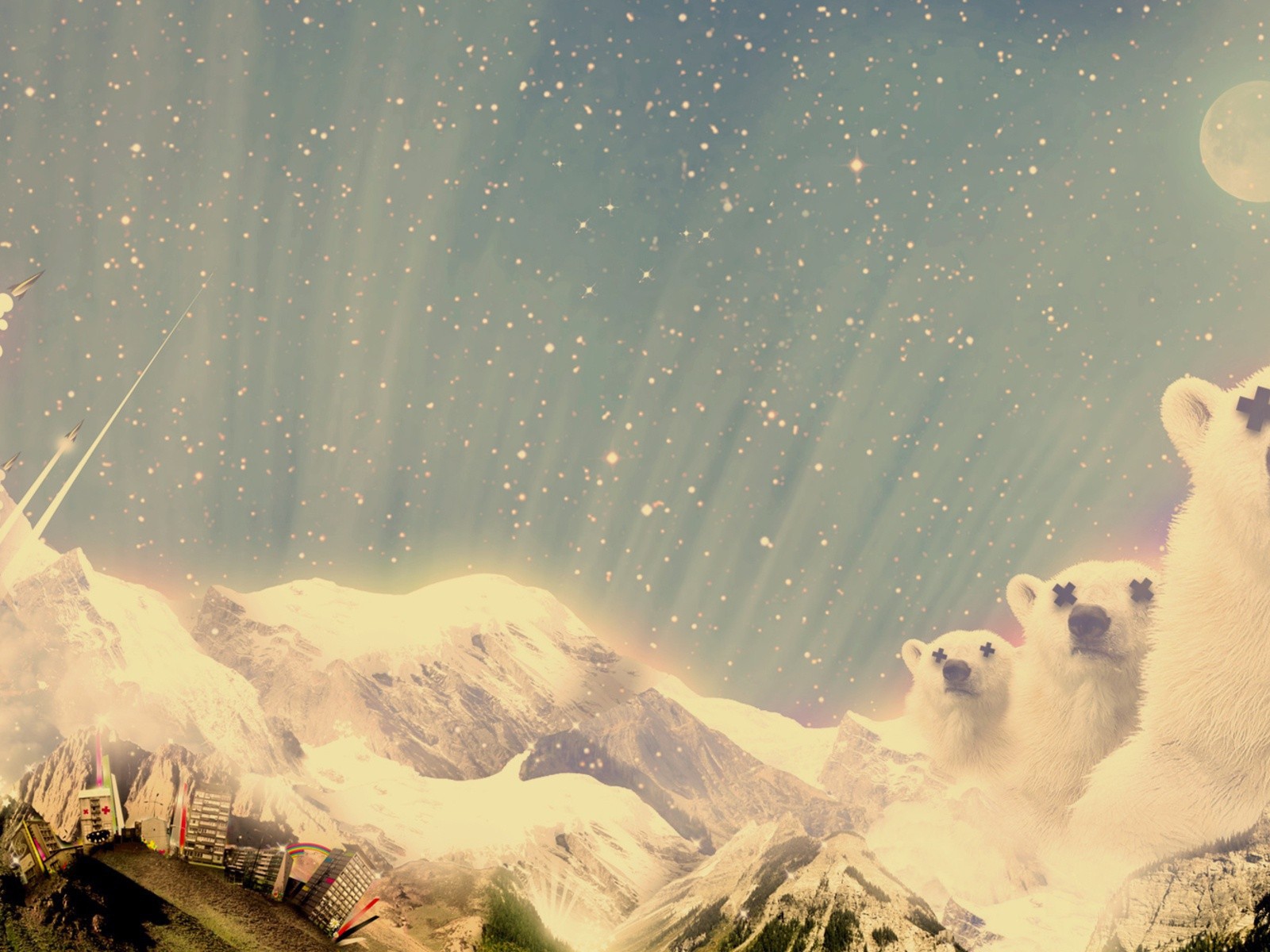 Полярные медведи горы