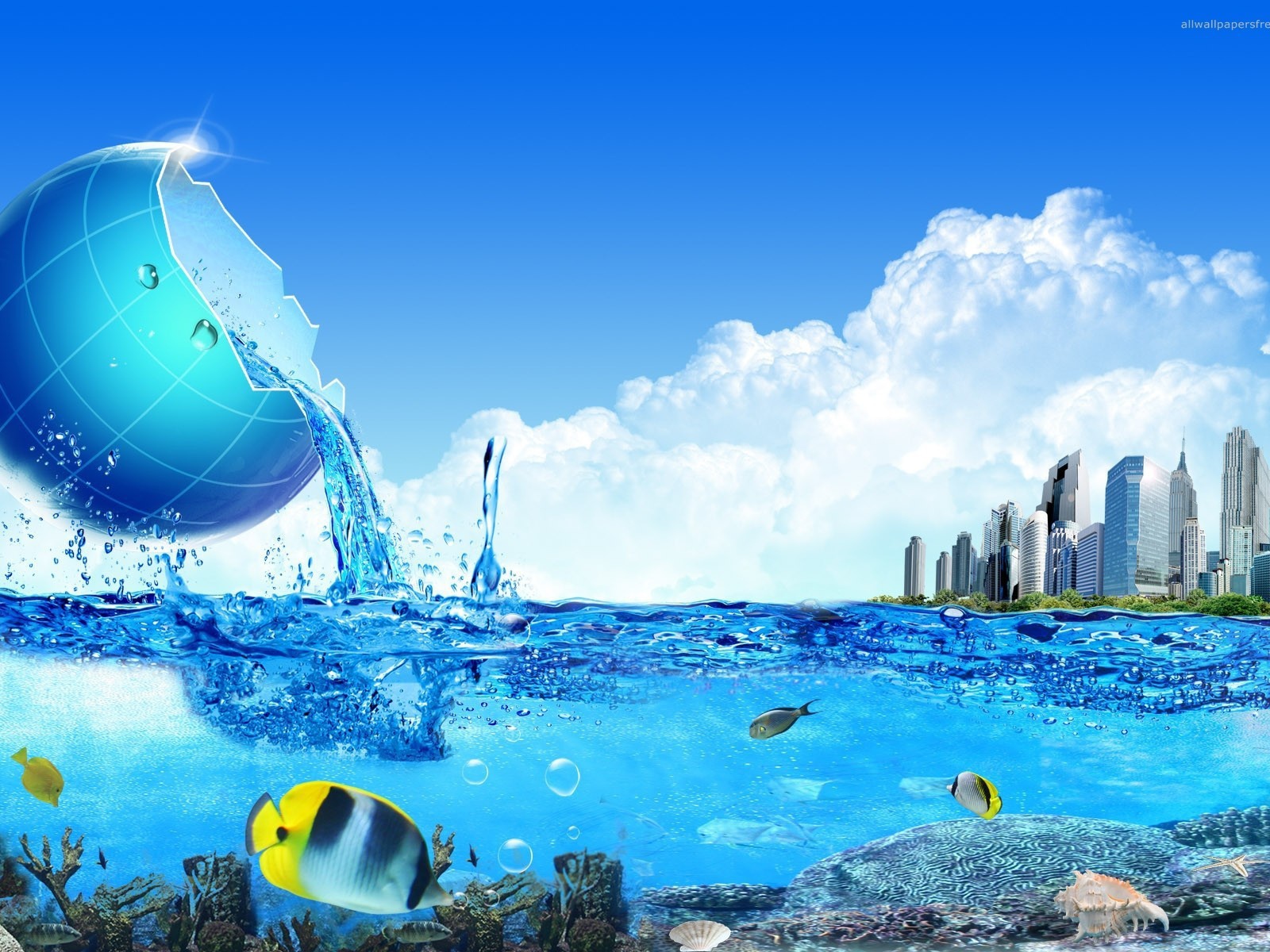 Море пополняется из чаши