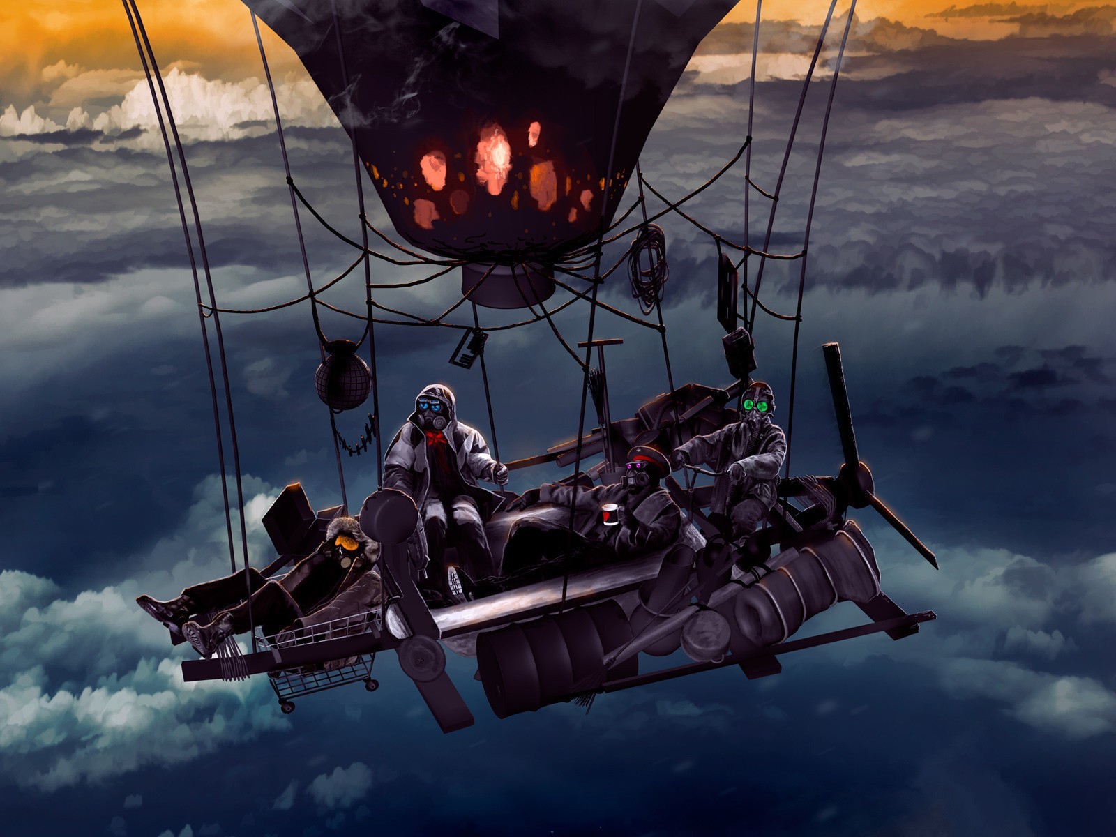 Путешествие над облаками после апокалипсиса