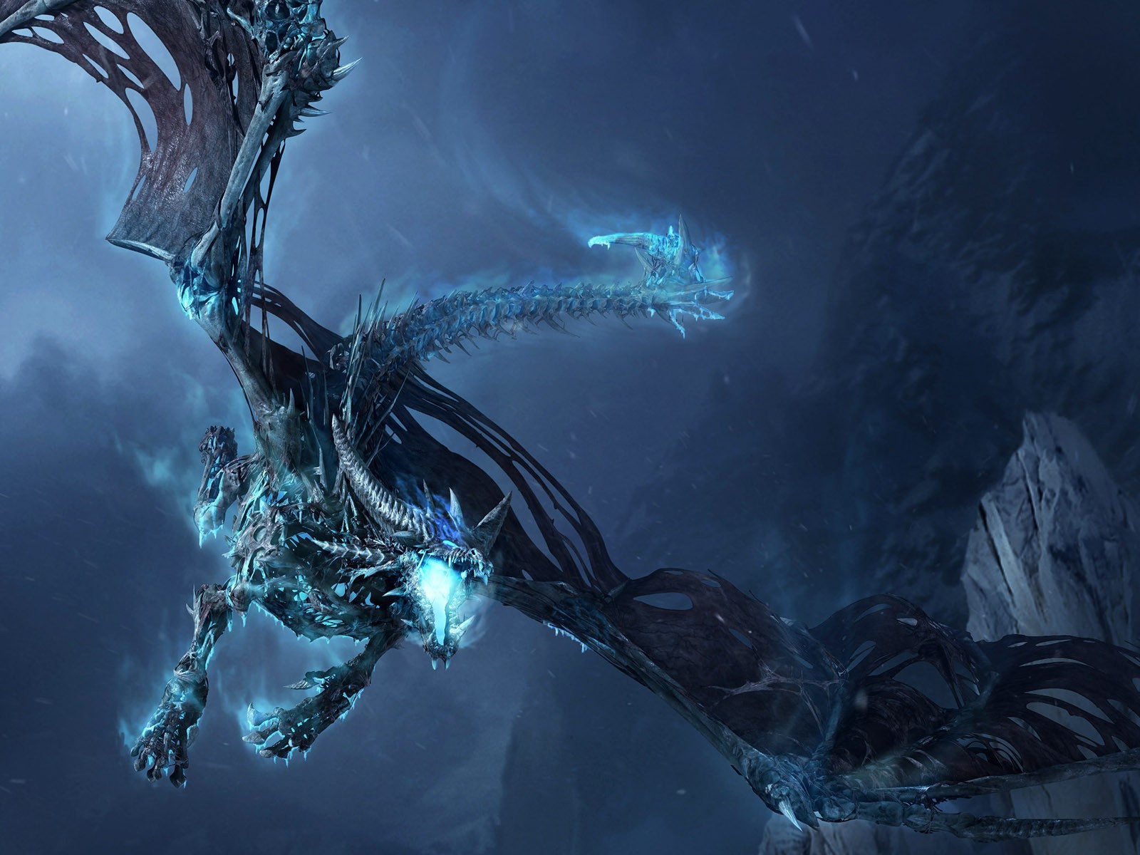 Электрический дракон из компьютерной игры