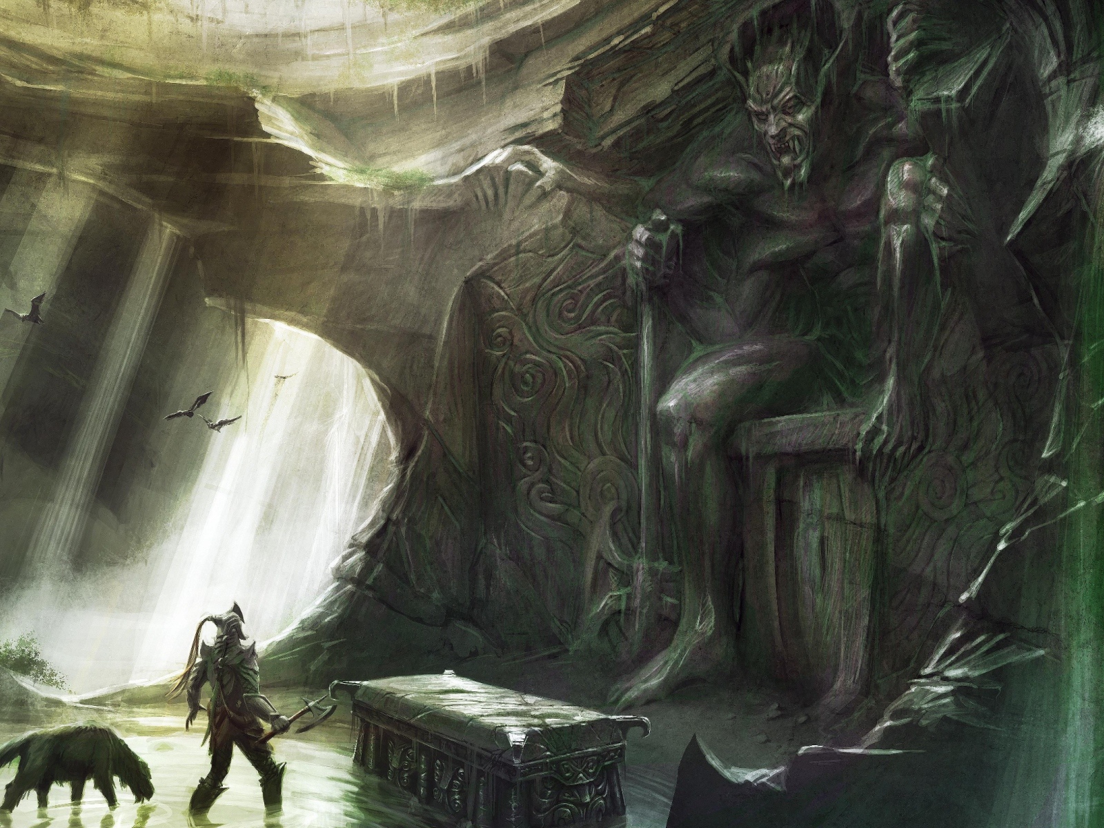 Пейзаж в игре The Elder Scrolls V Skyrim