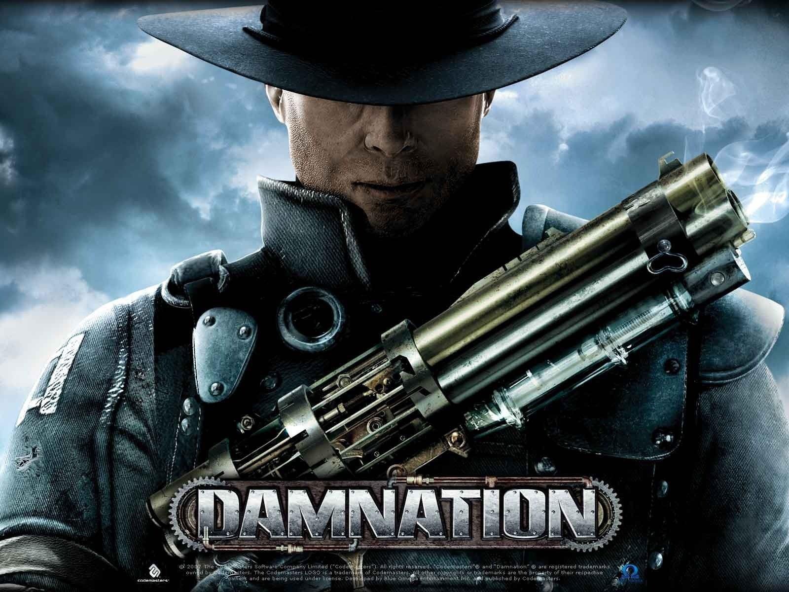 Постер видео игры Damnation