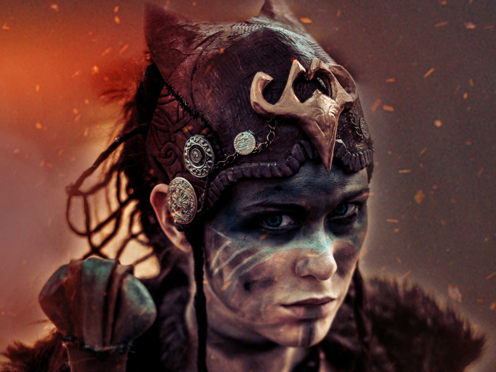 Девушка из видеоигры Hellblade