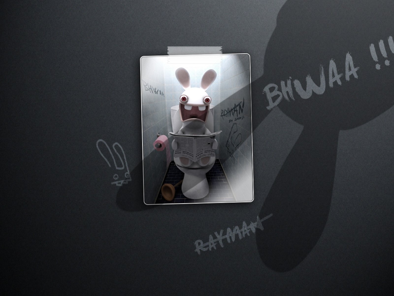 Постер игры Rayman Raving Rabbids