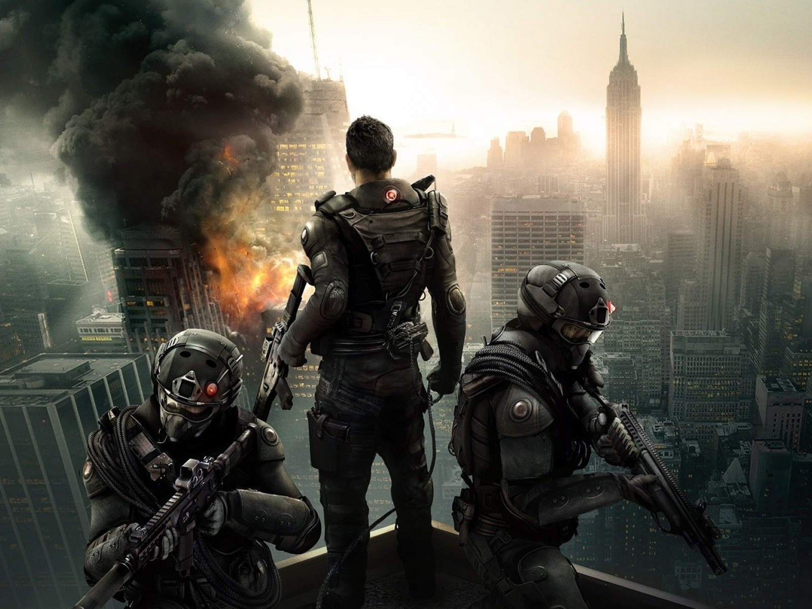 Солдаты на крыше в игре Tom Clancy's The Division