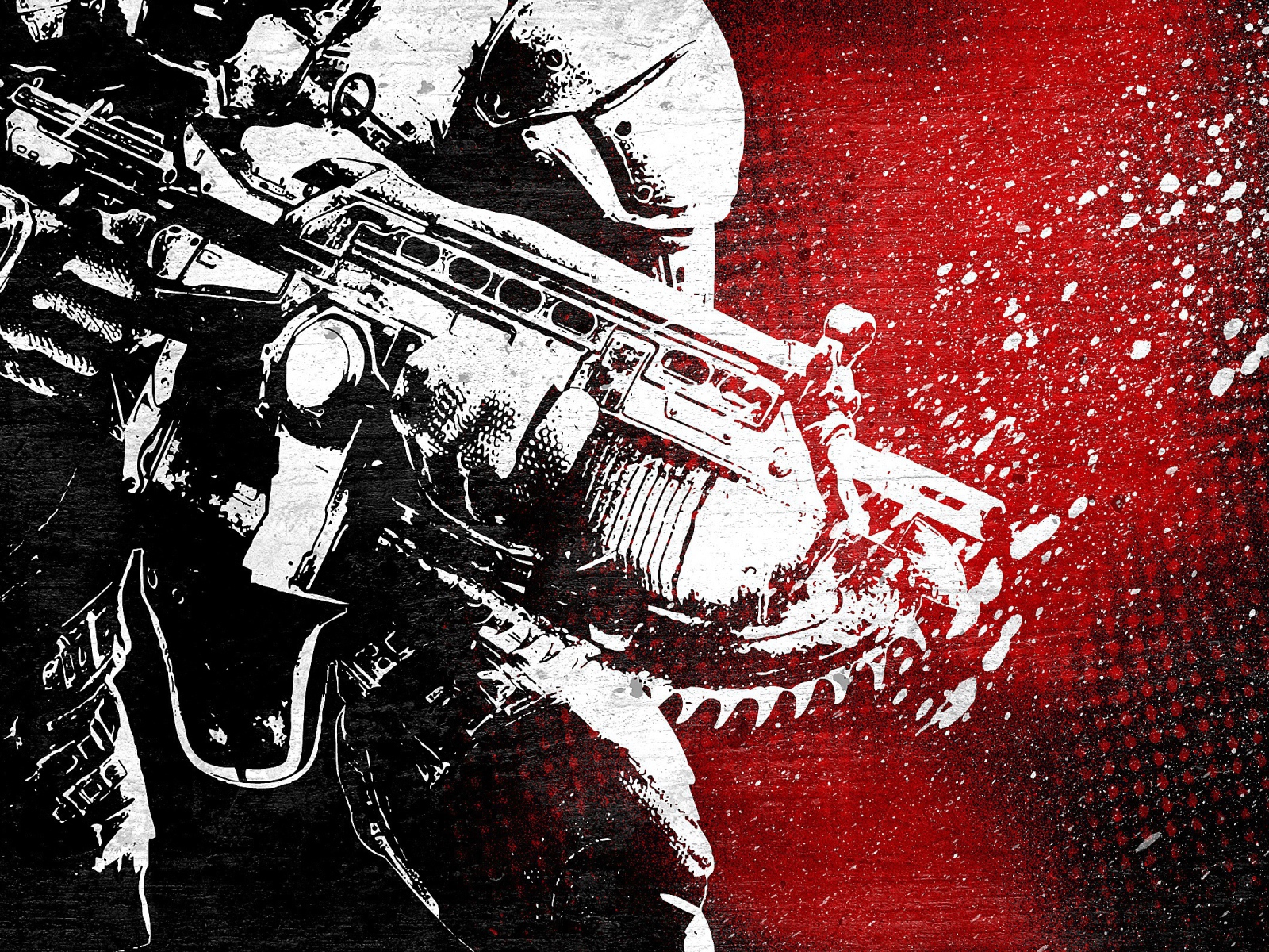 Белый робот, игра Gears of War