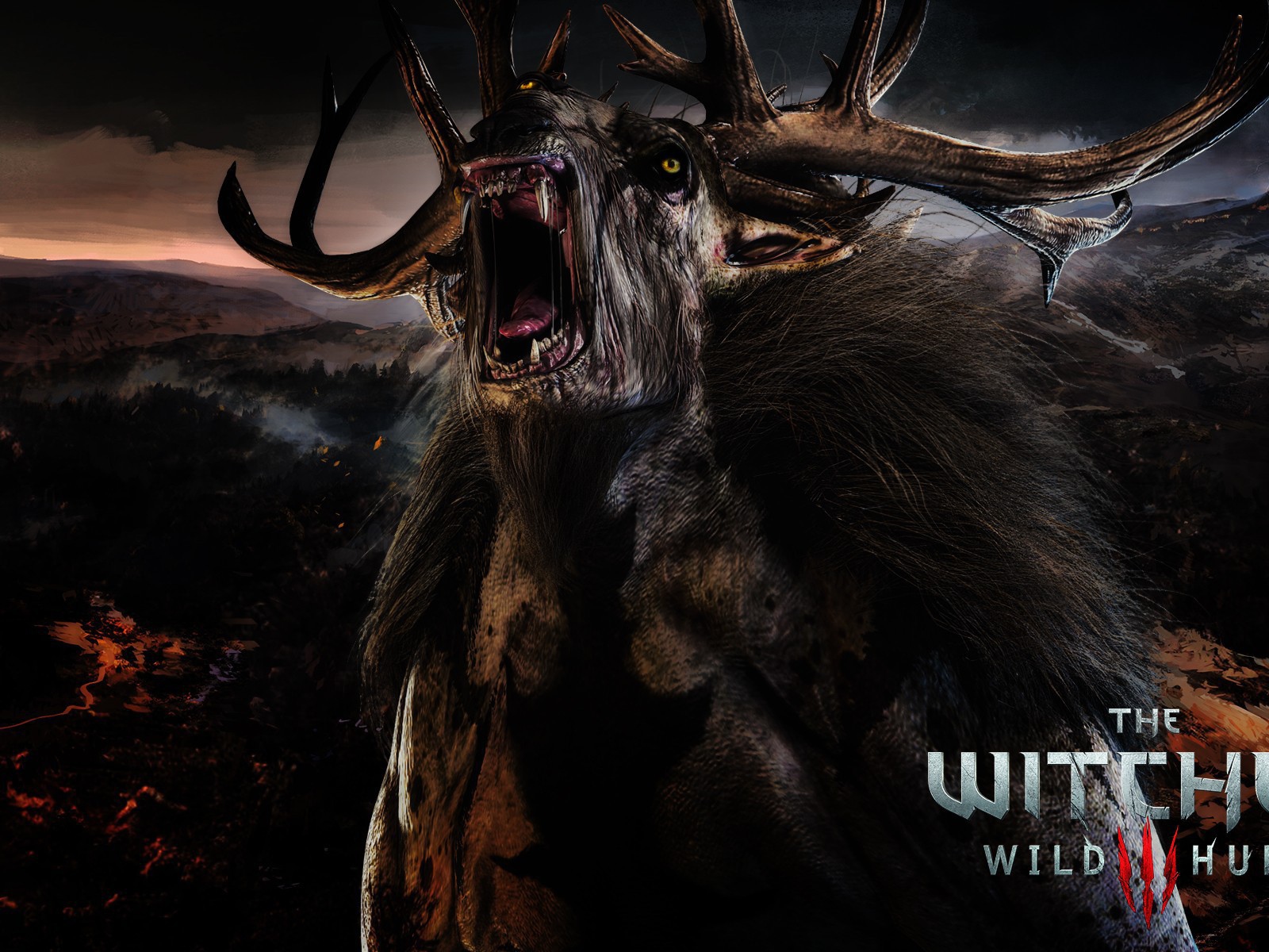 Дикий олень в игре The Witcher 3 Wild Hunt