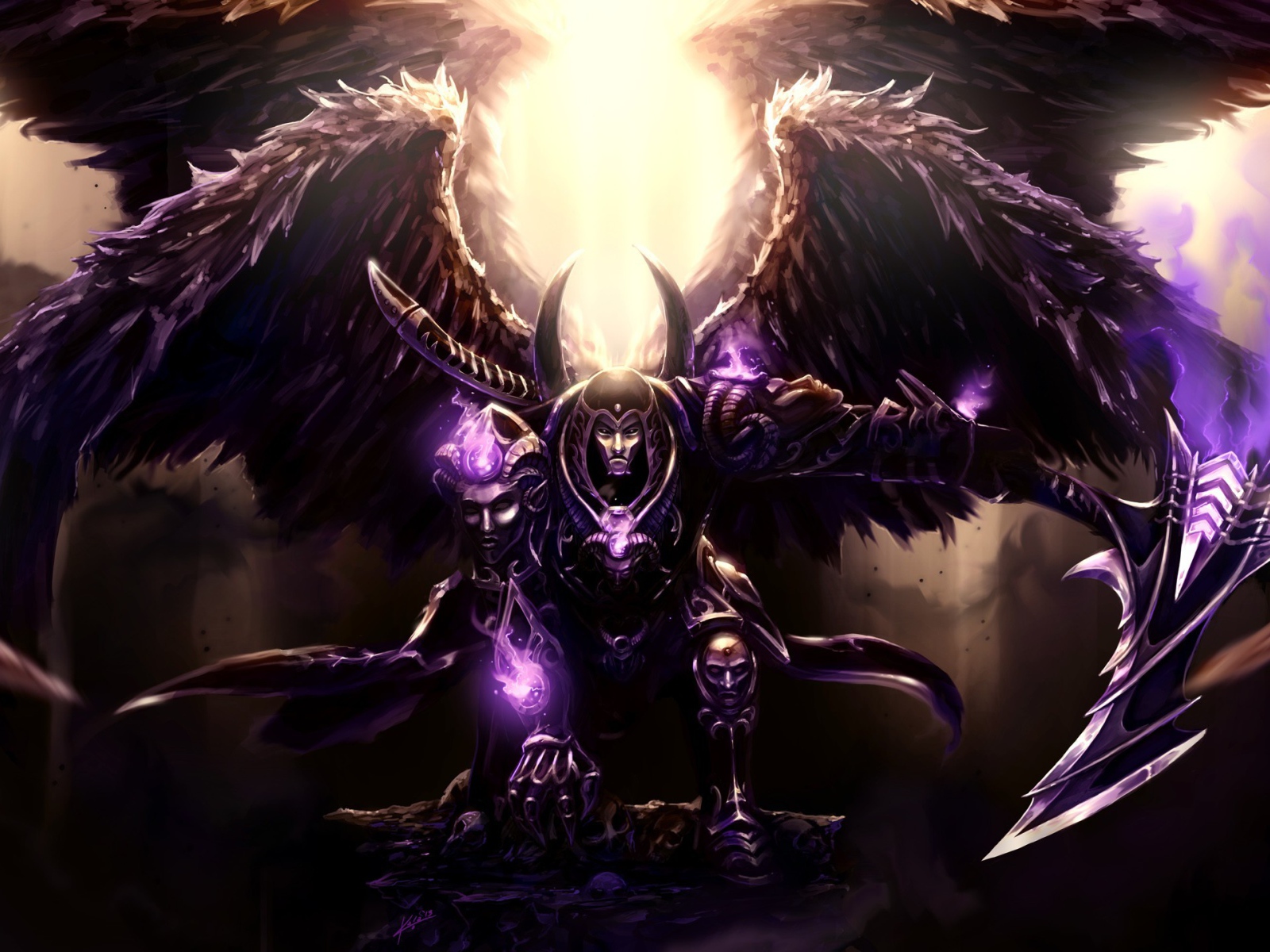 Крылатый Танатос, игра Smite