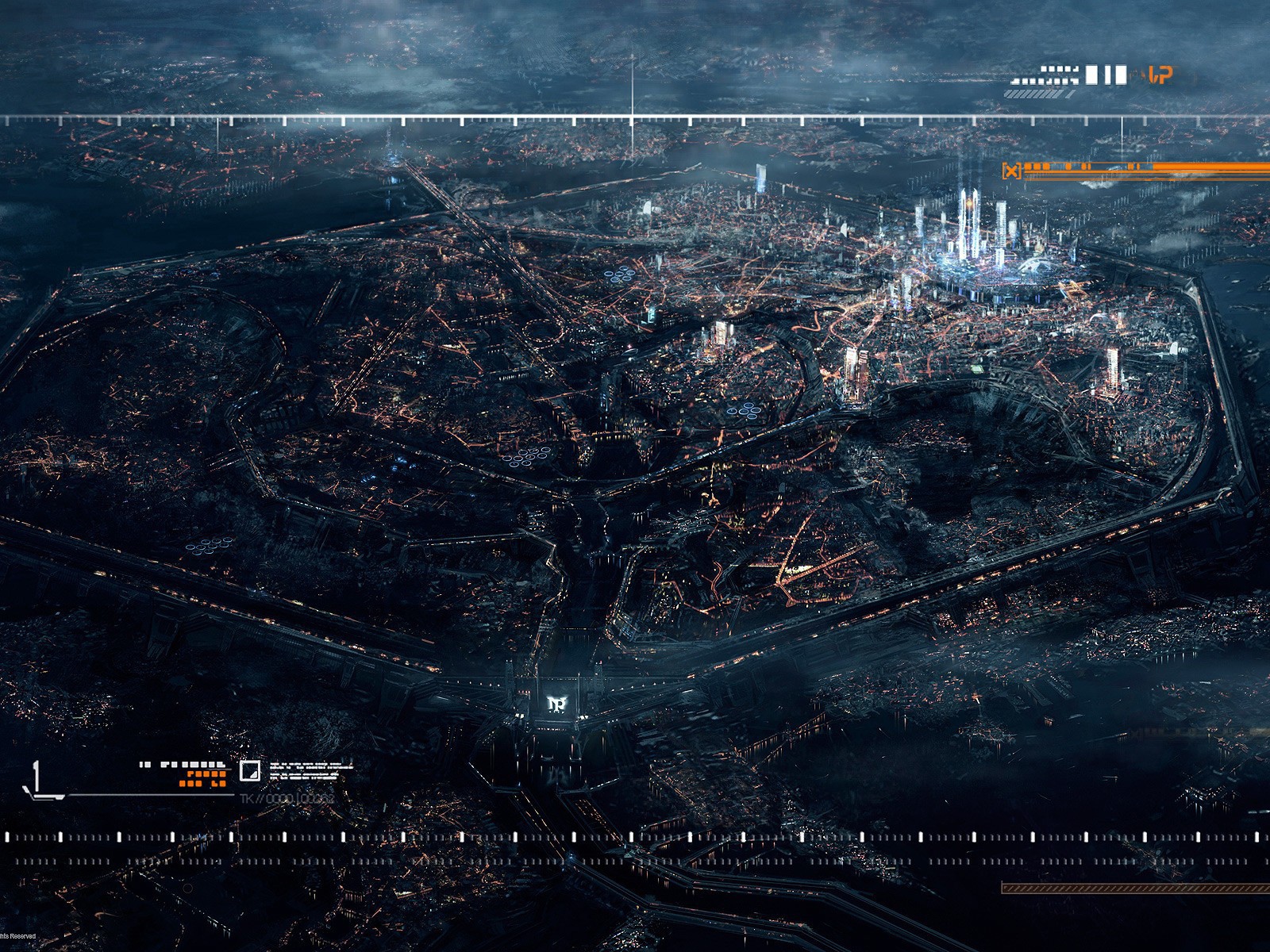 Карта мира игры Tom Clancy's The Division