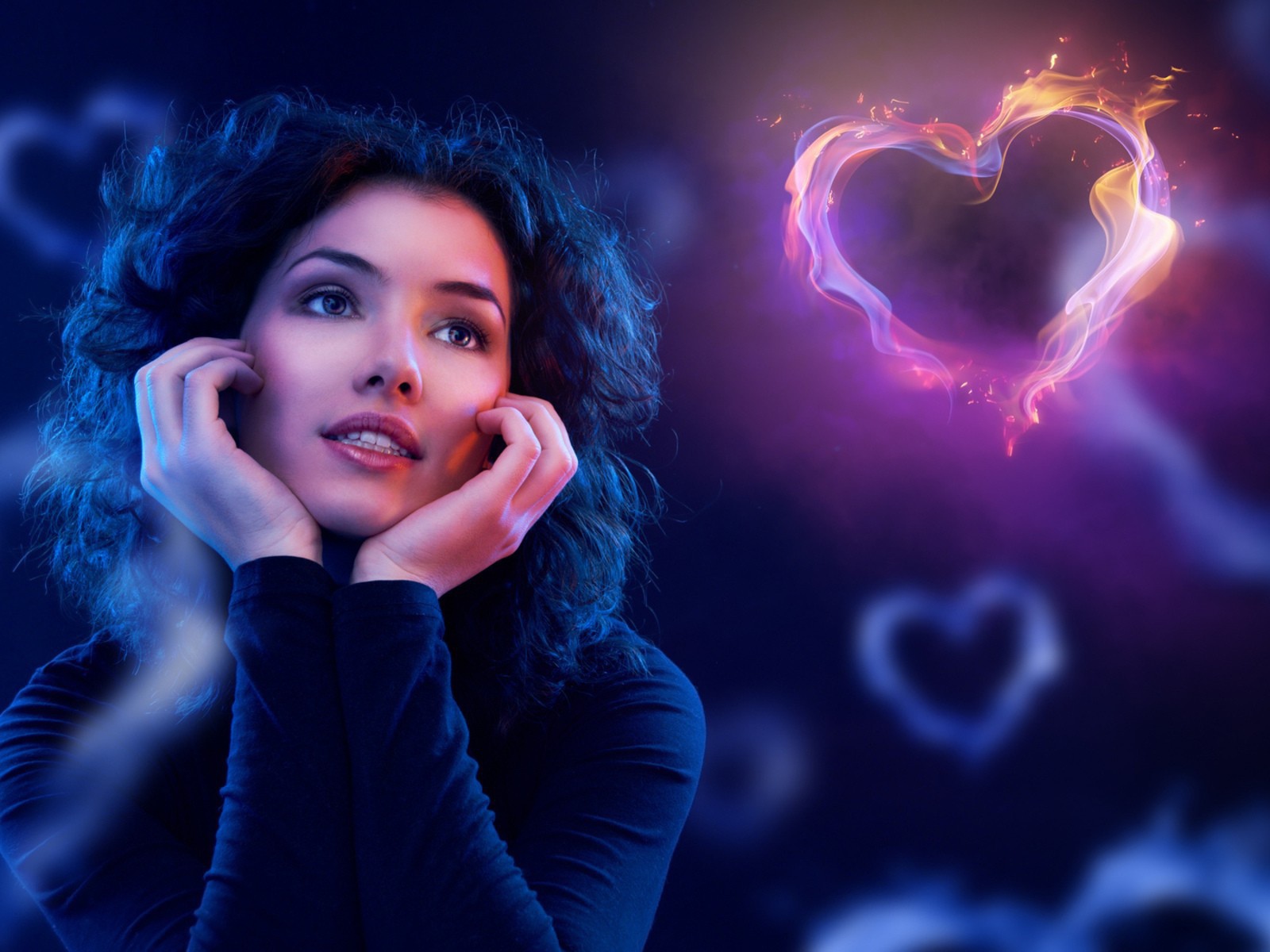 Девушка мечтает о любви