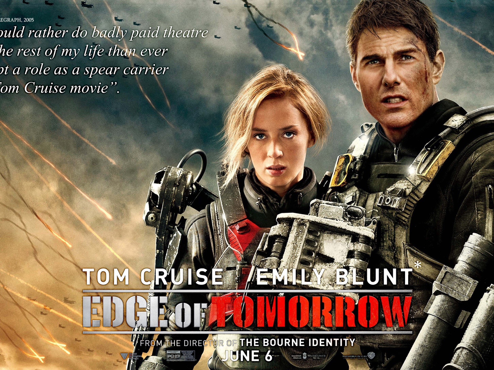 Постер боевика Грань будущего