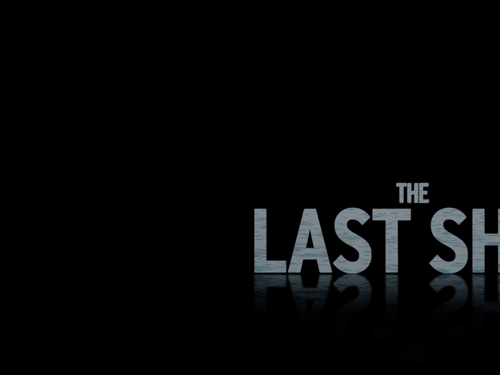 Последний корабль, черный фон