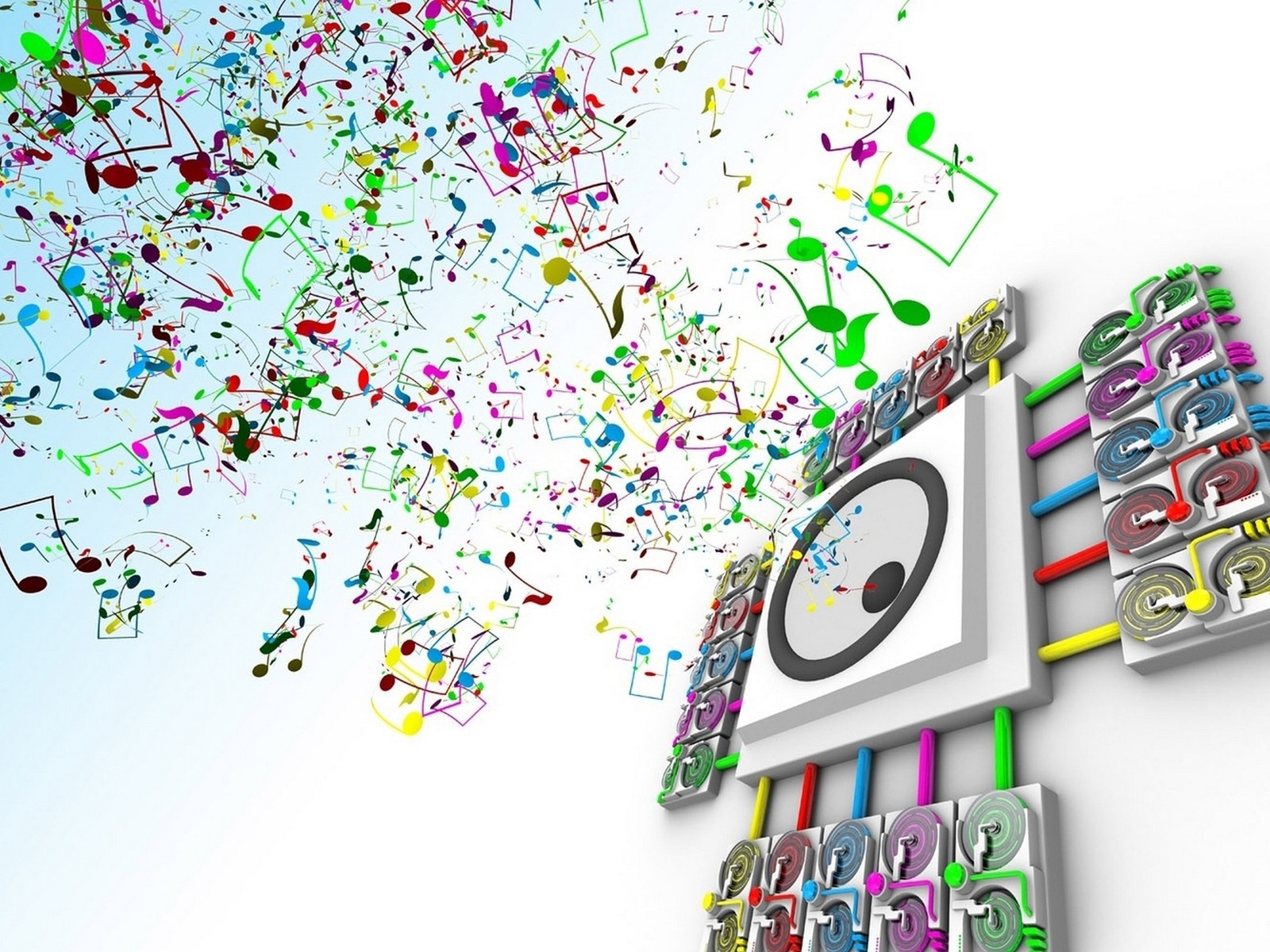 Звуки музыки из динамиков