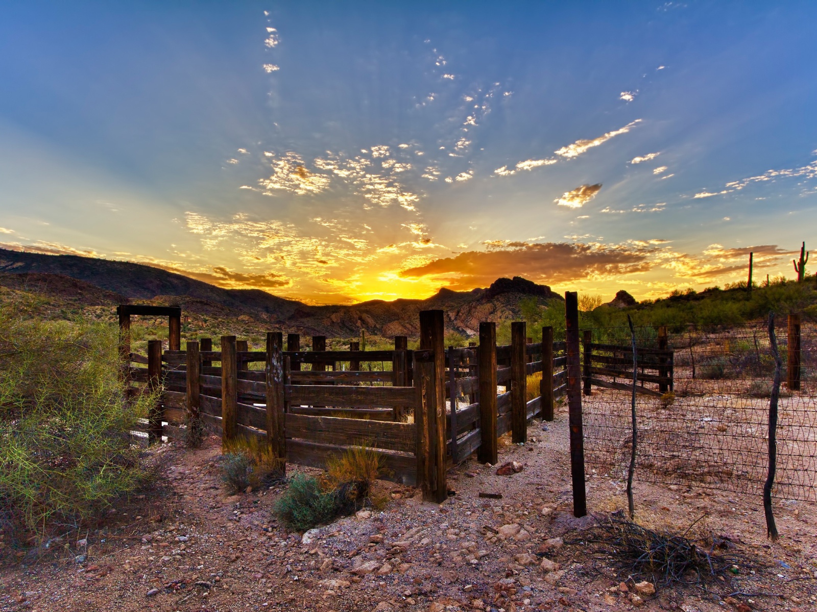 Загоны для животных в горах