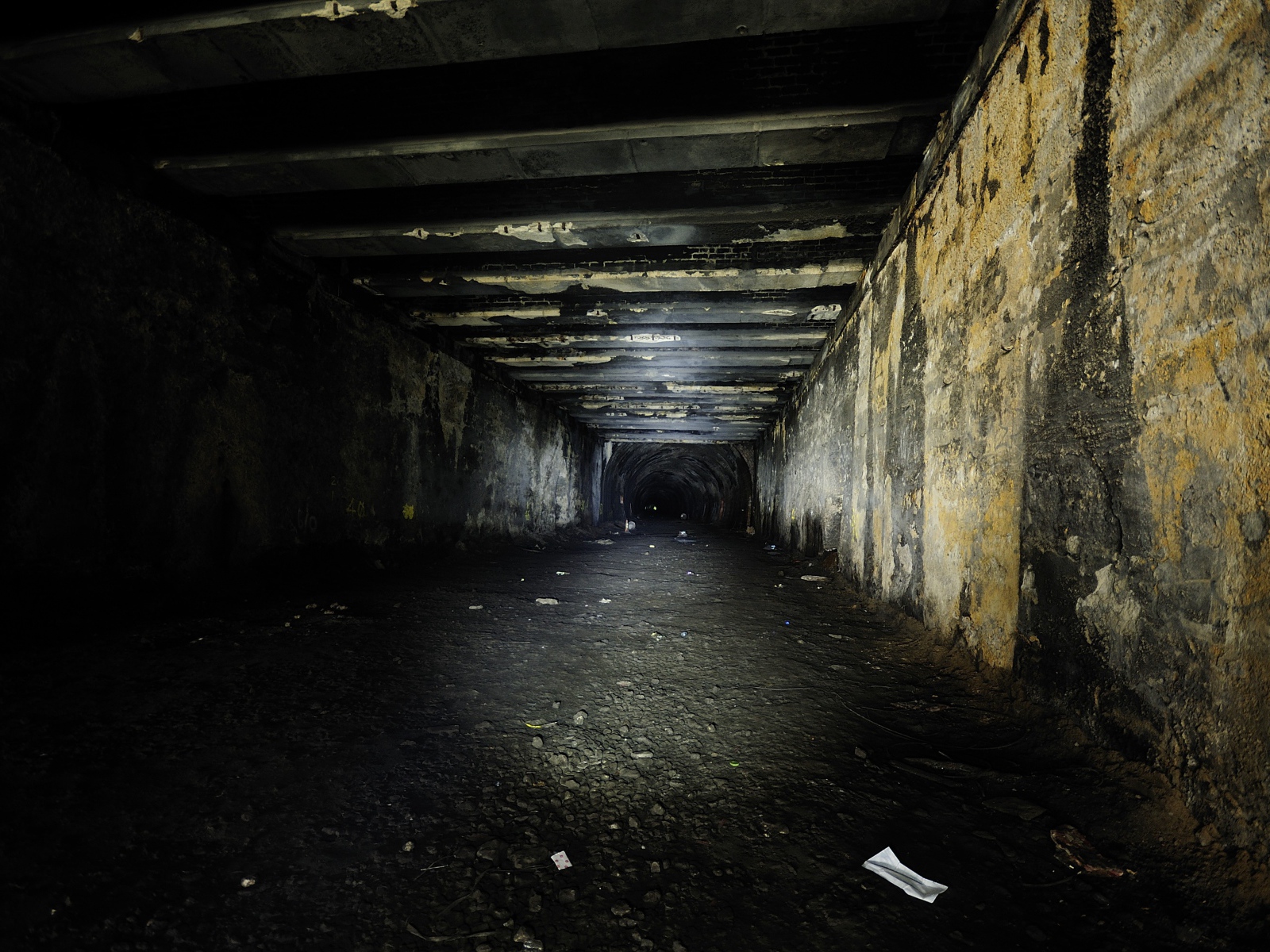 Угольная выработка в шахте