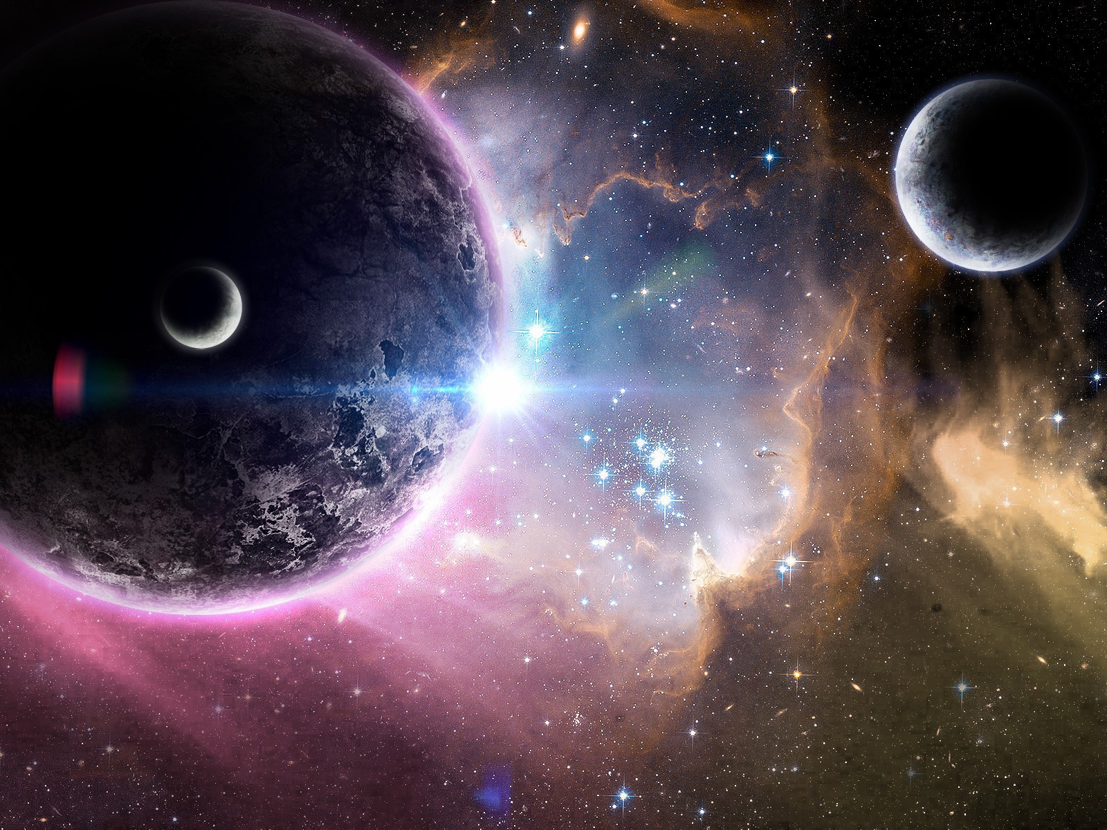 Планеты в далеком созвездии