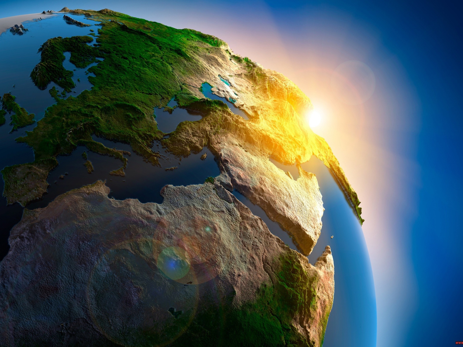 Рельеф планеты Земля