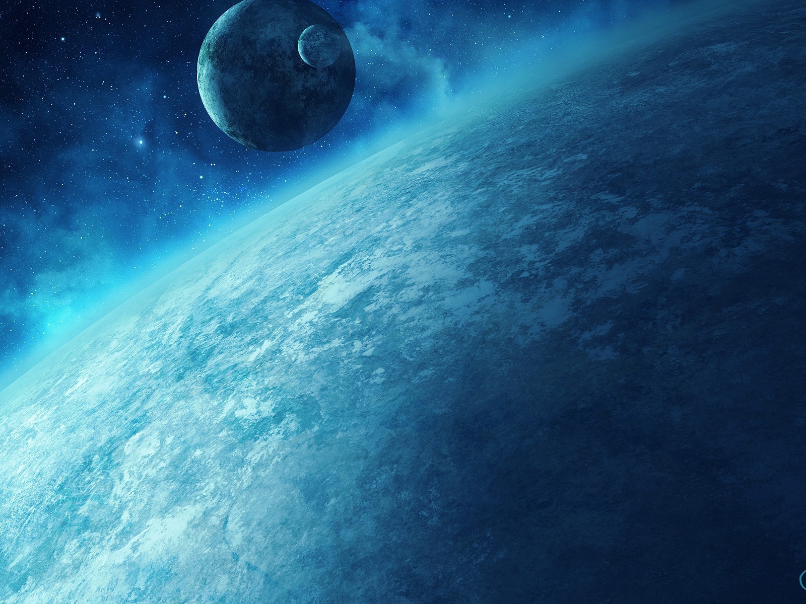 Спутники большой планеты