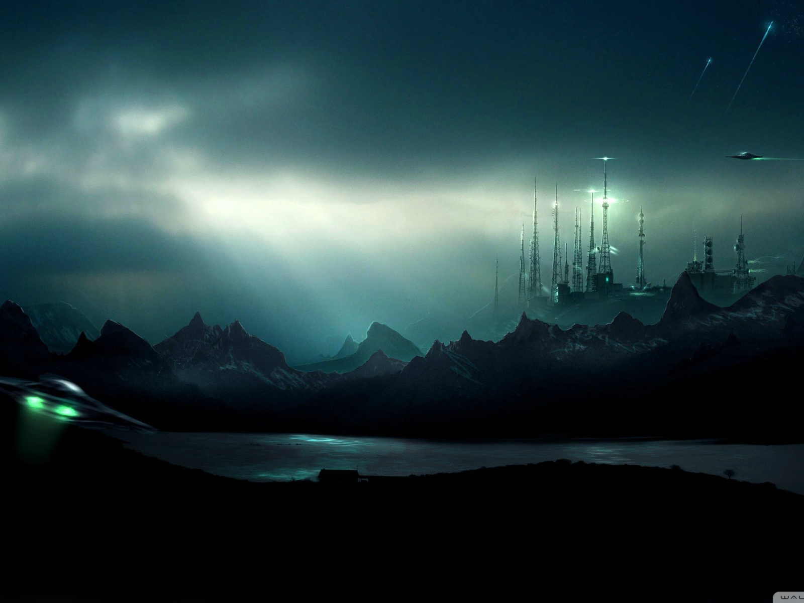 Мир инопланетной цивилизации