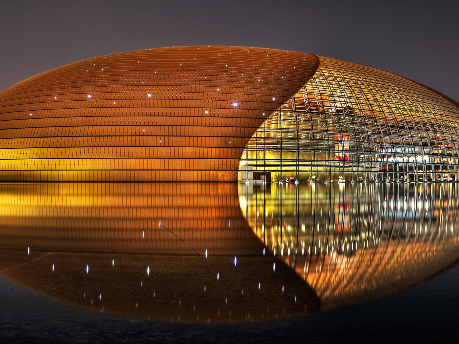 Современная архитектура стадиона в Китае