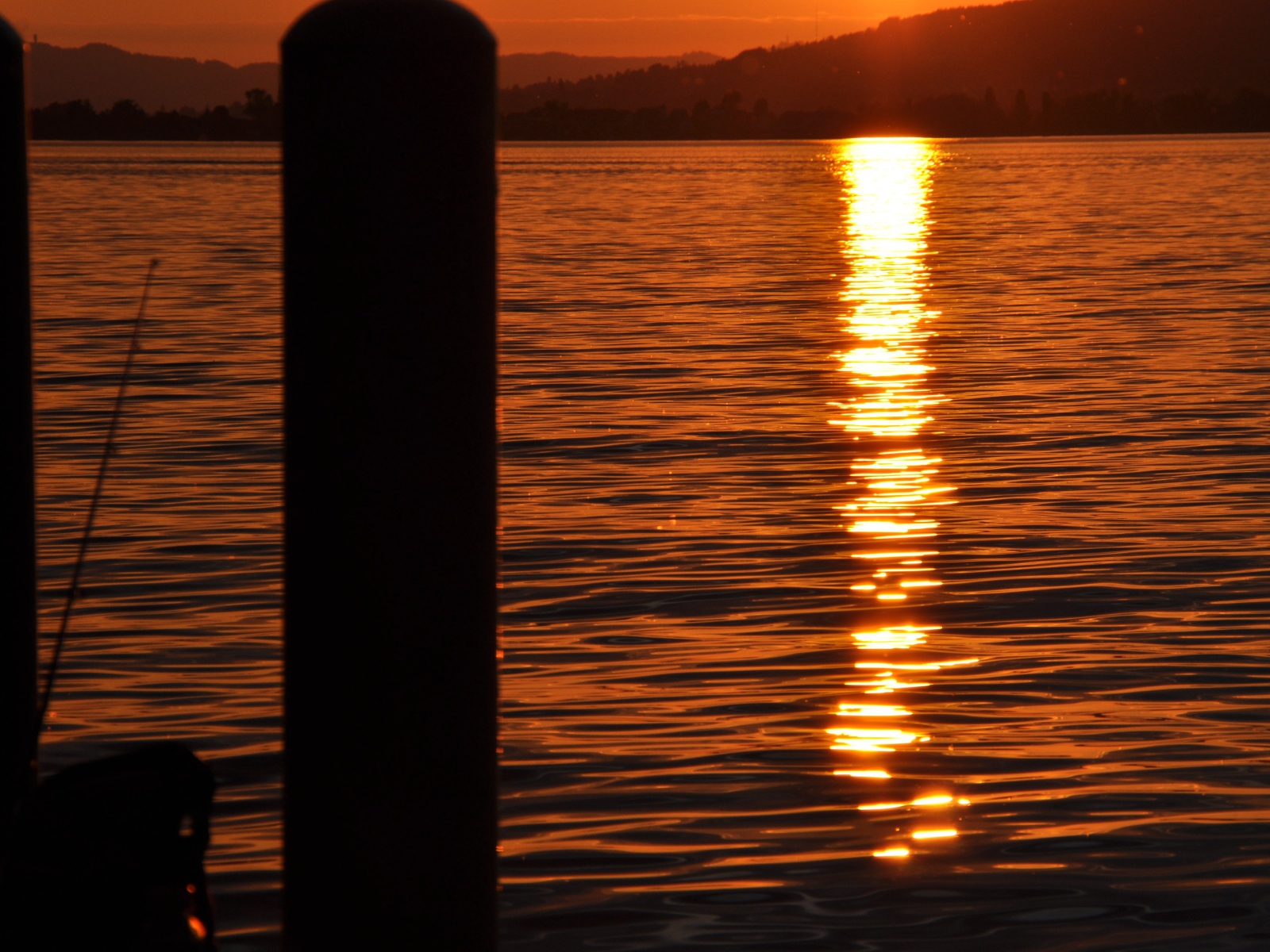 Закат солнца в Швейцарии