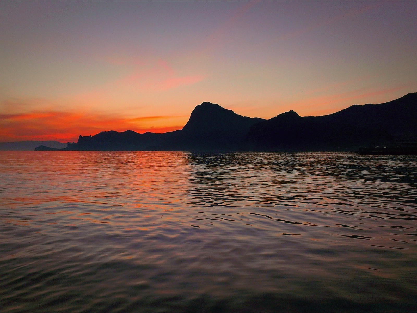 Рассвет в Судаке, Крым