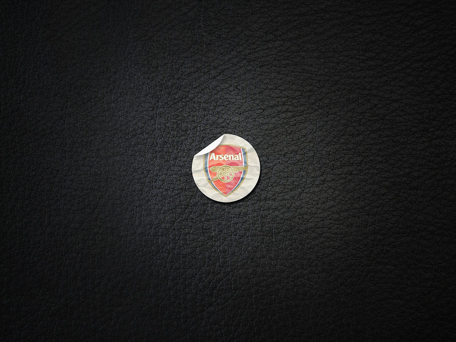 Клуб Арсенал, черный фон