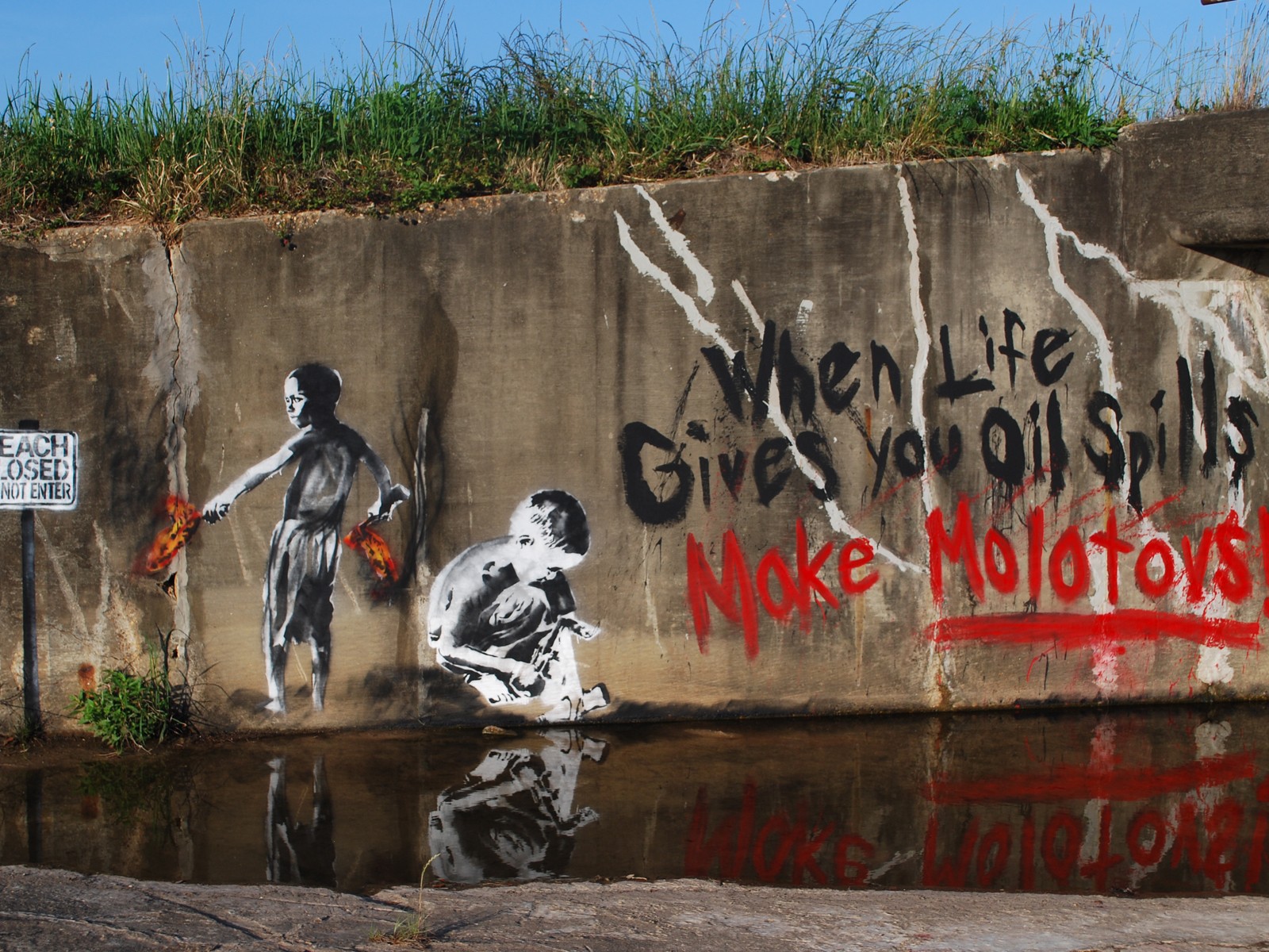 Когда жизнь разливает нефть делай коктейли молотова