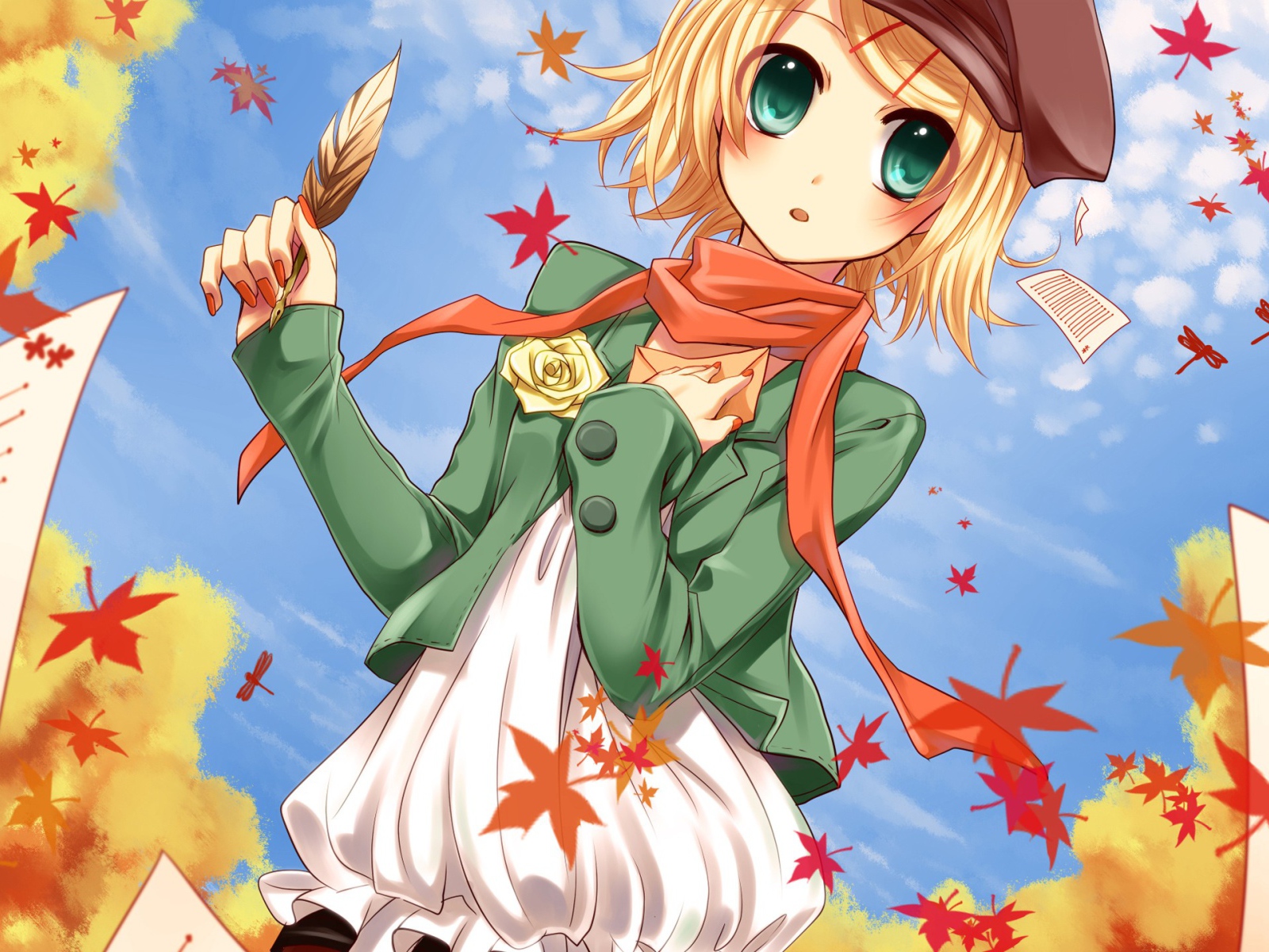 Кагамине Рин персонаж аниме Вокалоид 