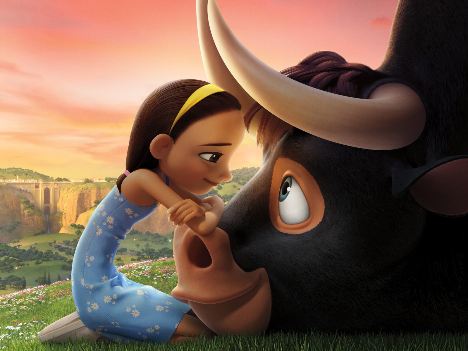 Персонажи нового мультфильма Фердинанд, 2017