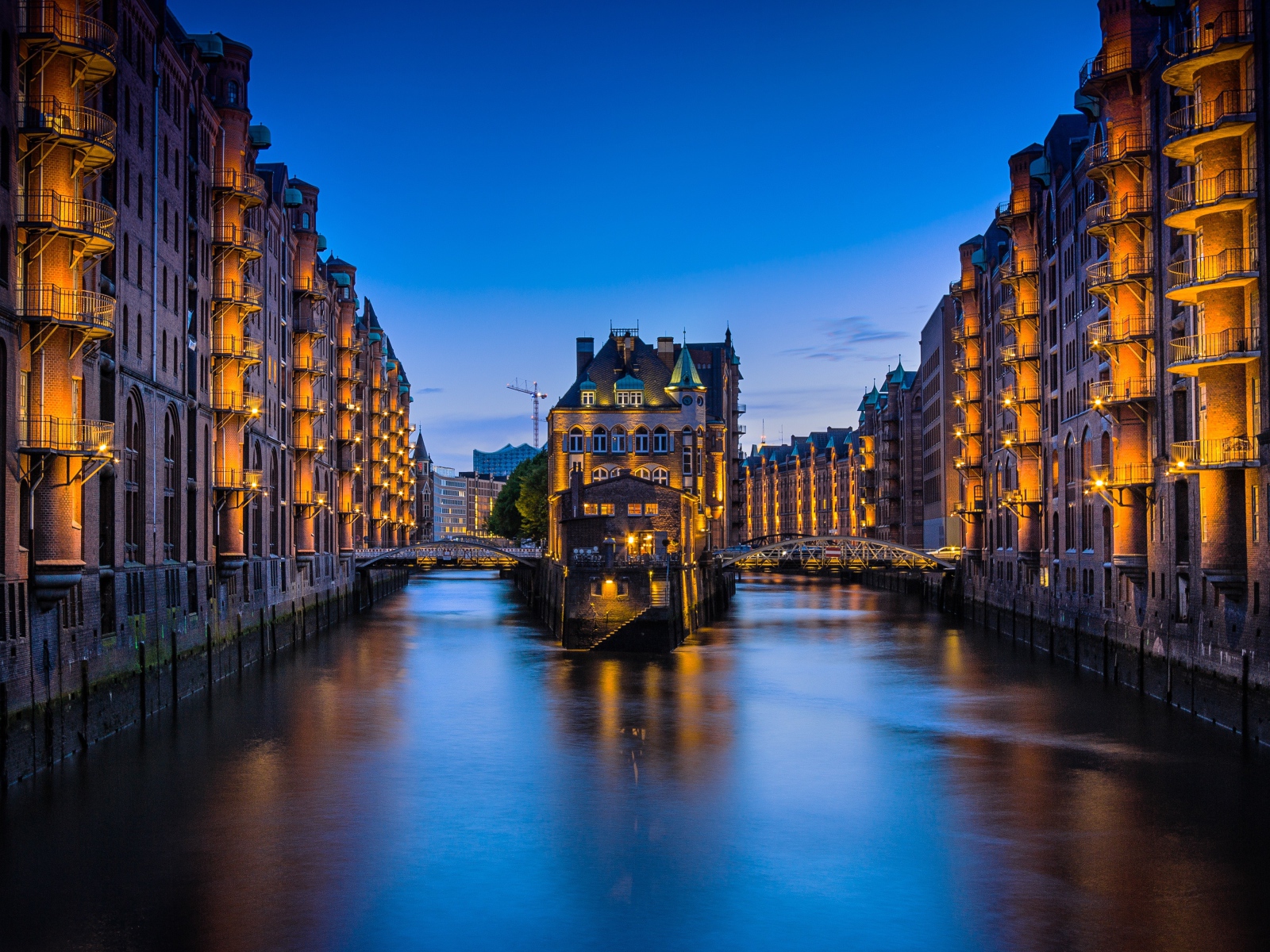 Складской район Шпайхерштадт, город Гамбург 