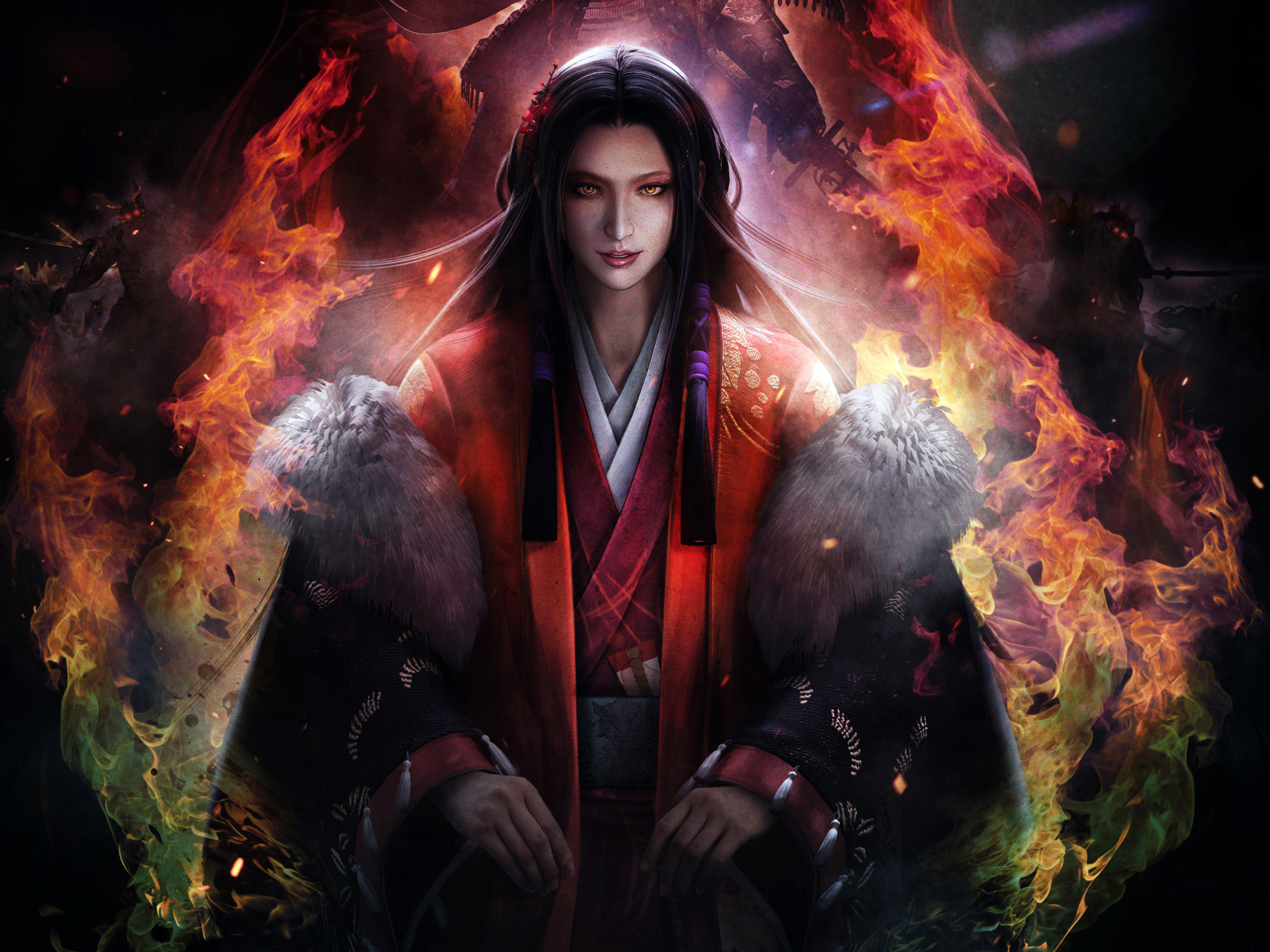 Персонаж компьютерной игры Nioh, Bloodshed's End, 2017