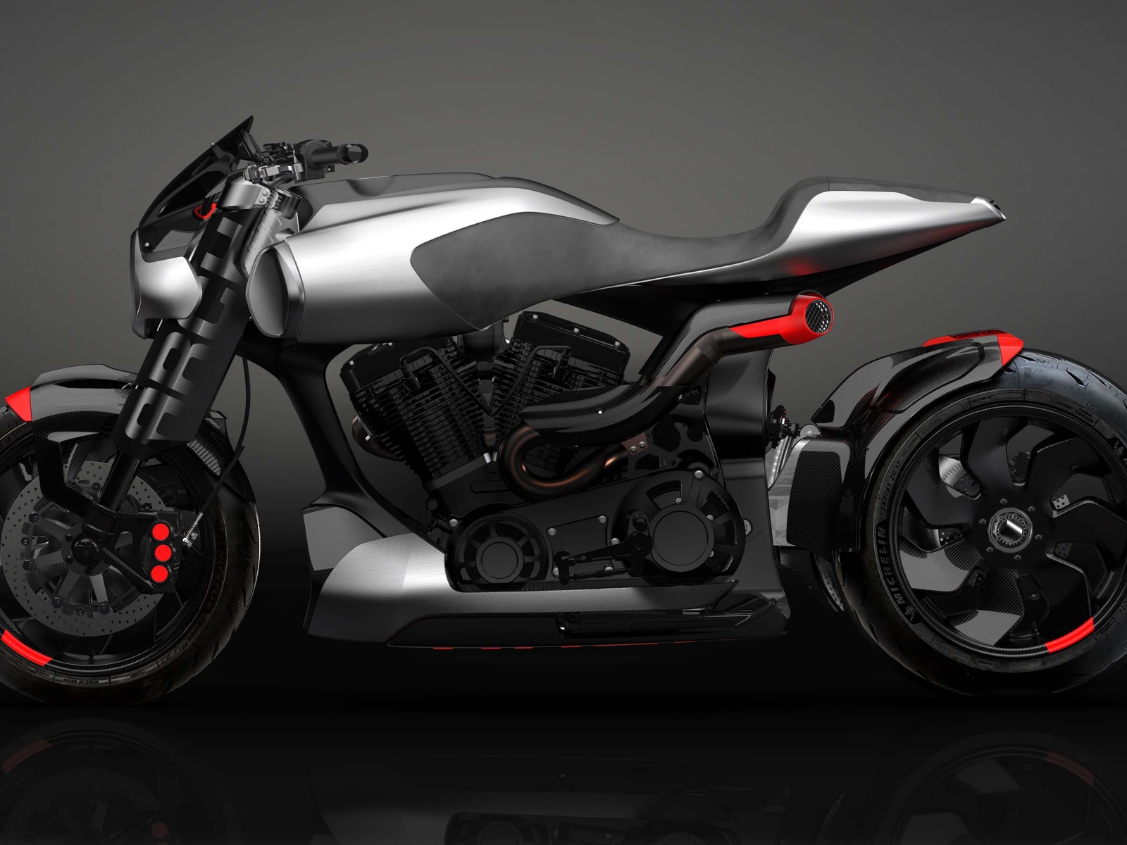 Мотоцикл Method 143 вид сбоку