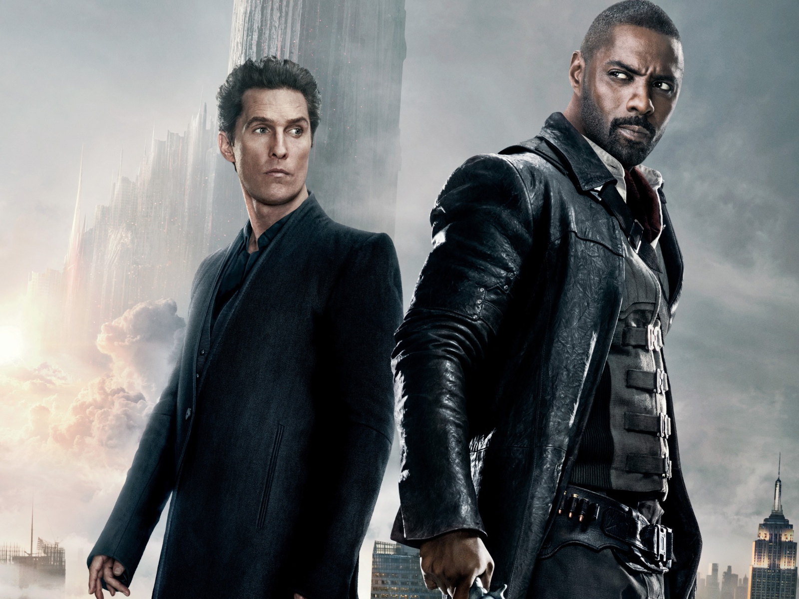 Актеры Идрис Эльба и Мэттью МакКонахи главные герои фильма Темная башня, 2017