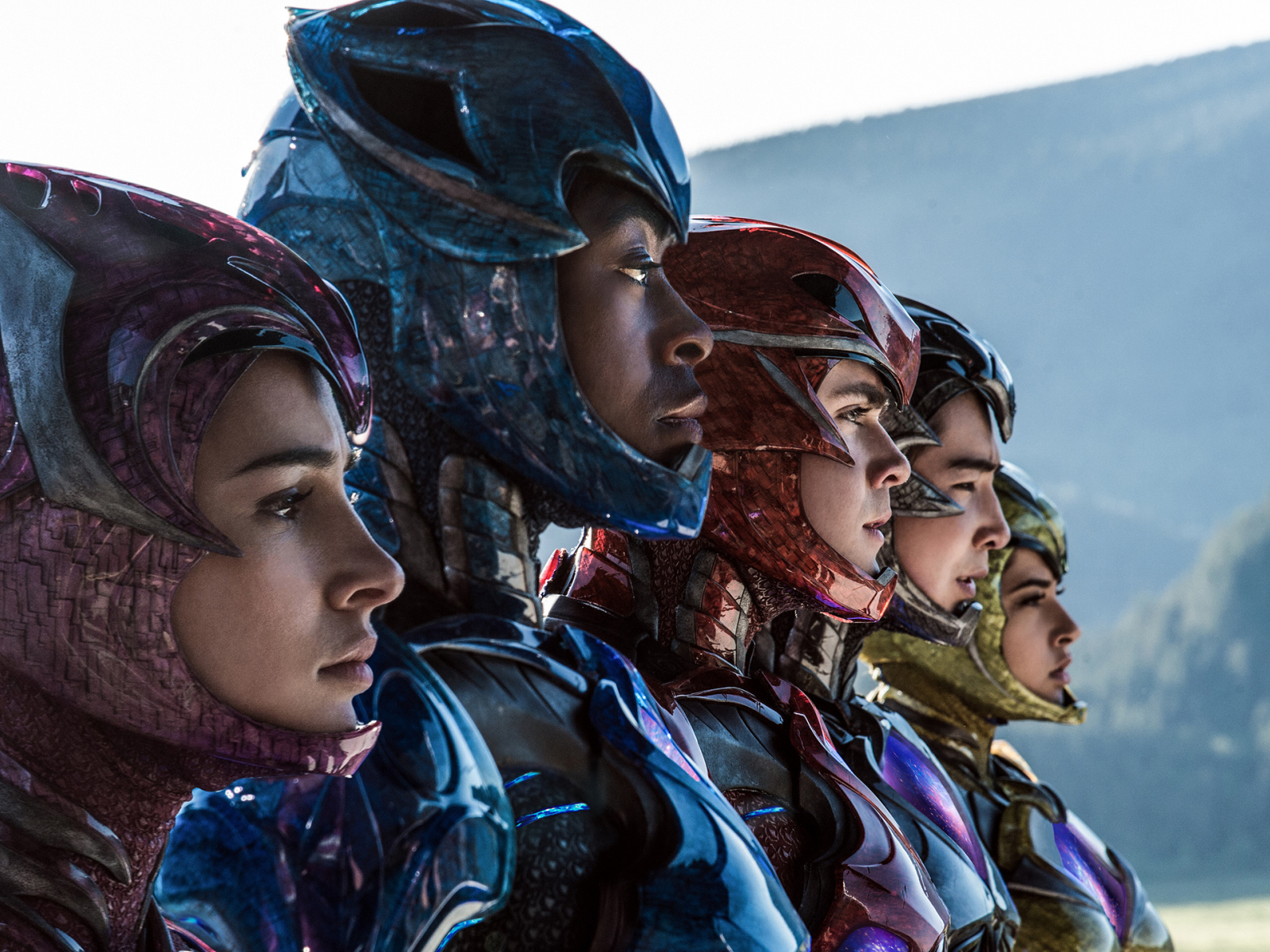 Главные персонажи фильма Могучие рейнджеры 2017 