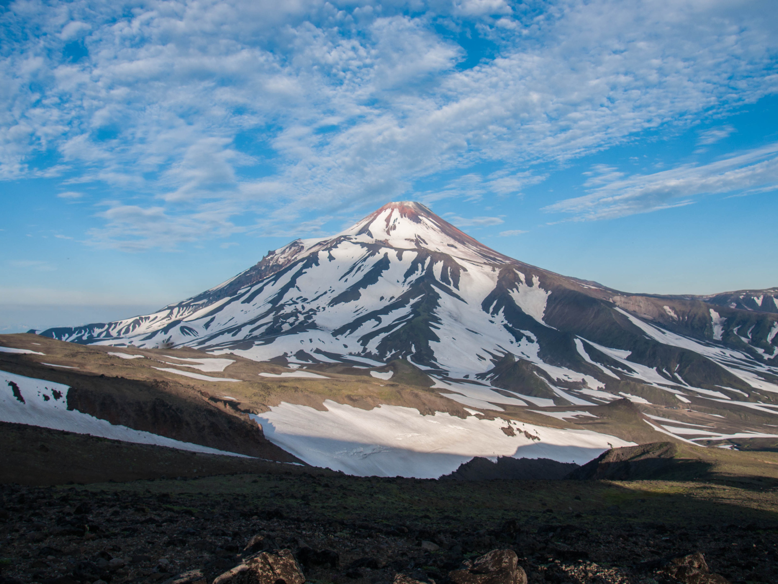 Вулкан Авачинская сопка, Камчатка  