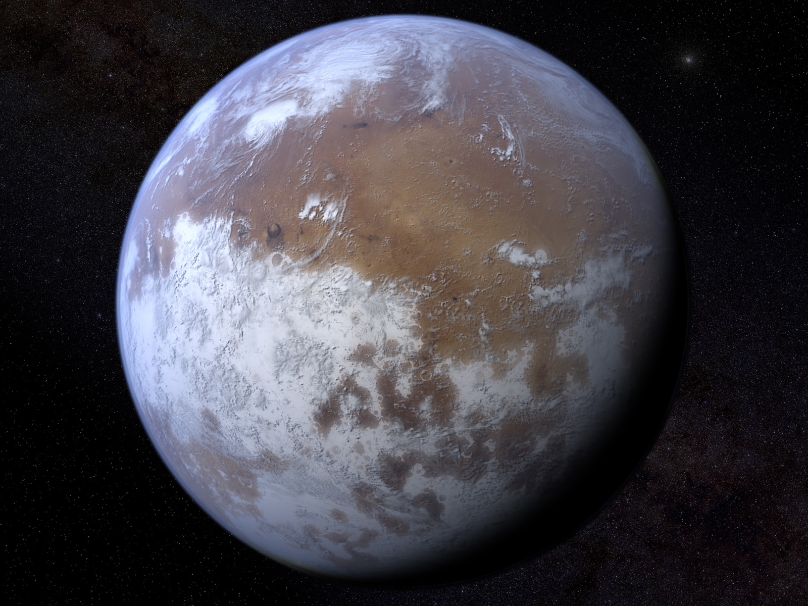 Ледяная планета Марс 