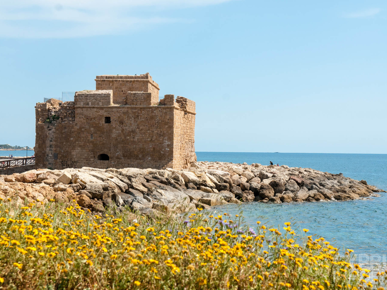 Средневековый Пафосский замок,  Кипр 