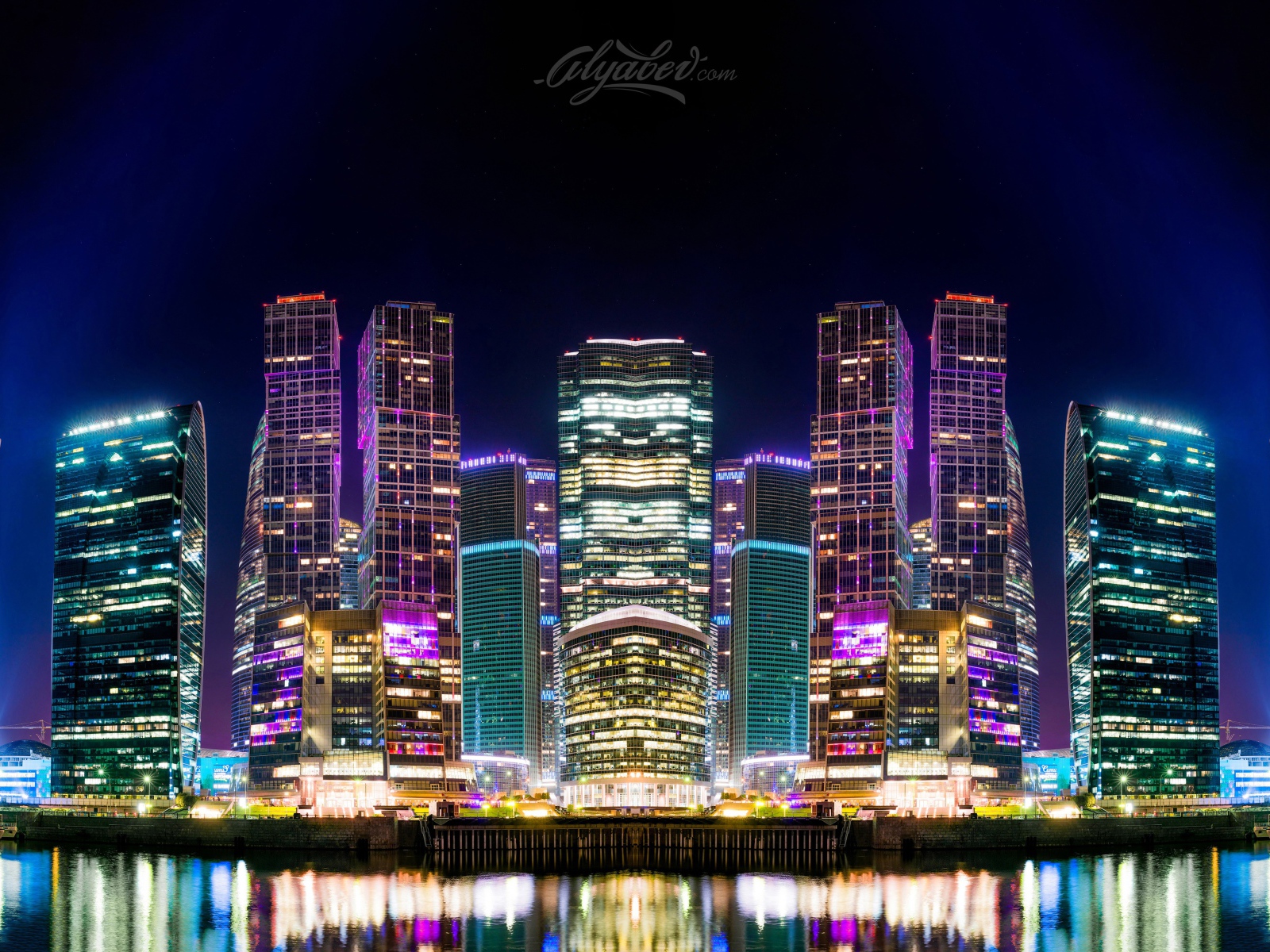 Ночная Москва, Россия 