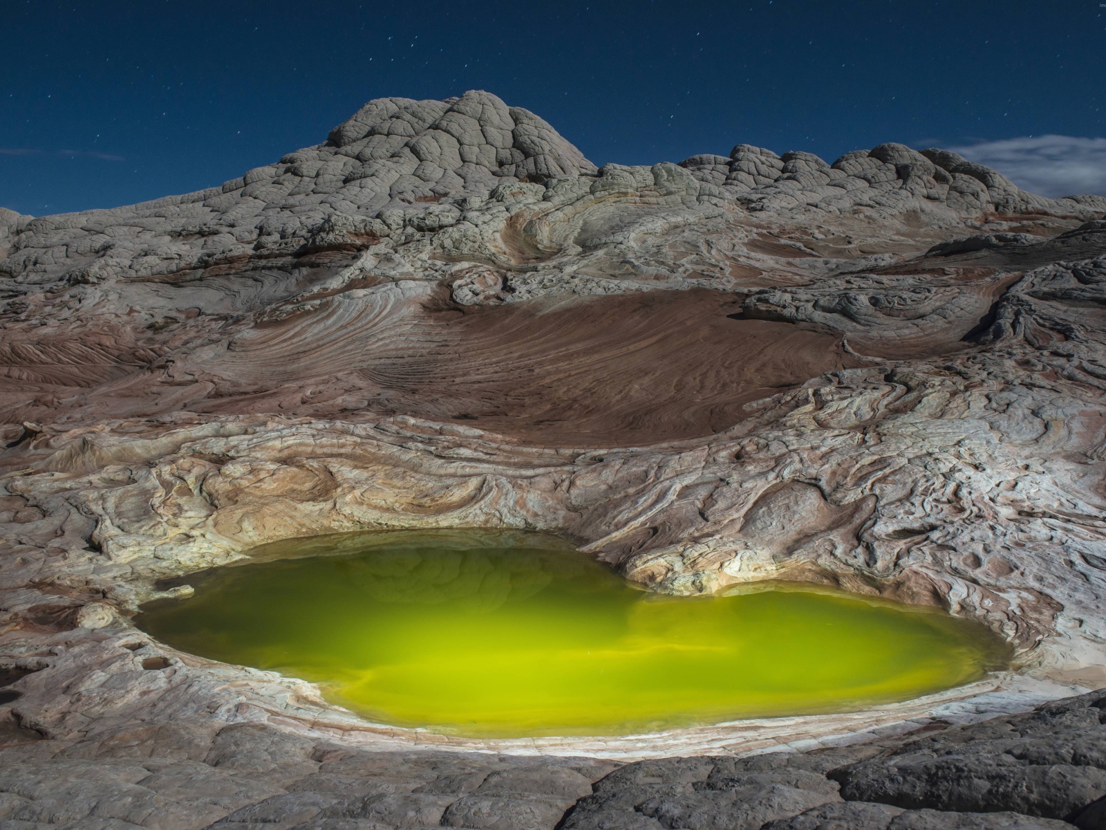 Дюны Уайт - Покет, Национальный заповедник Вермилион Клифс,, Аризона. США