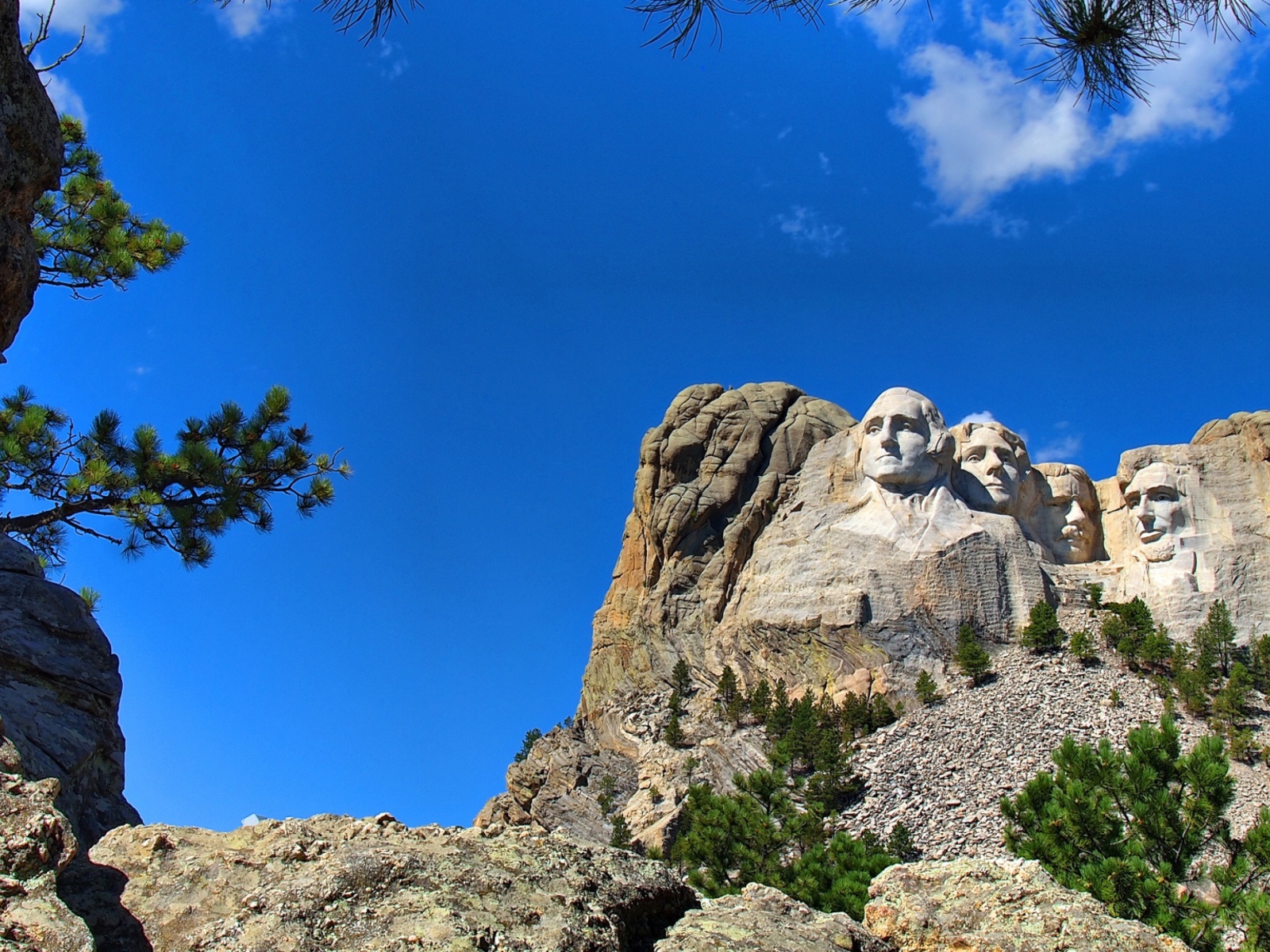 Гора Рашмор с лицами президентов, США 