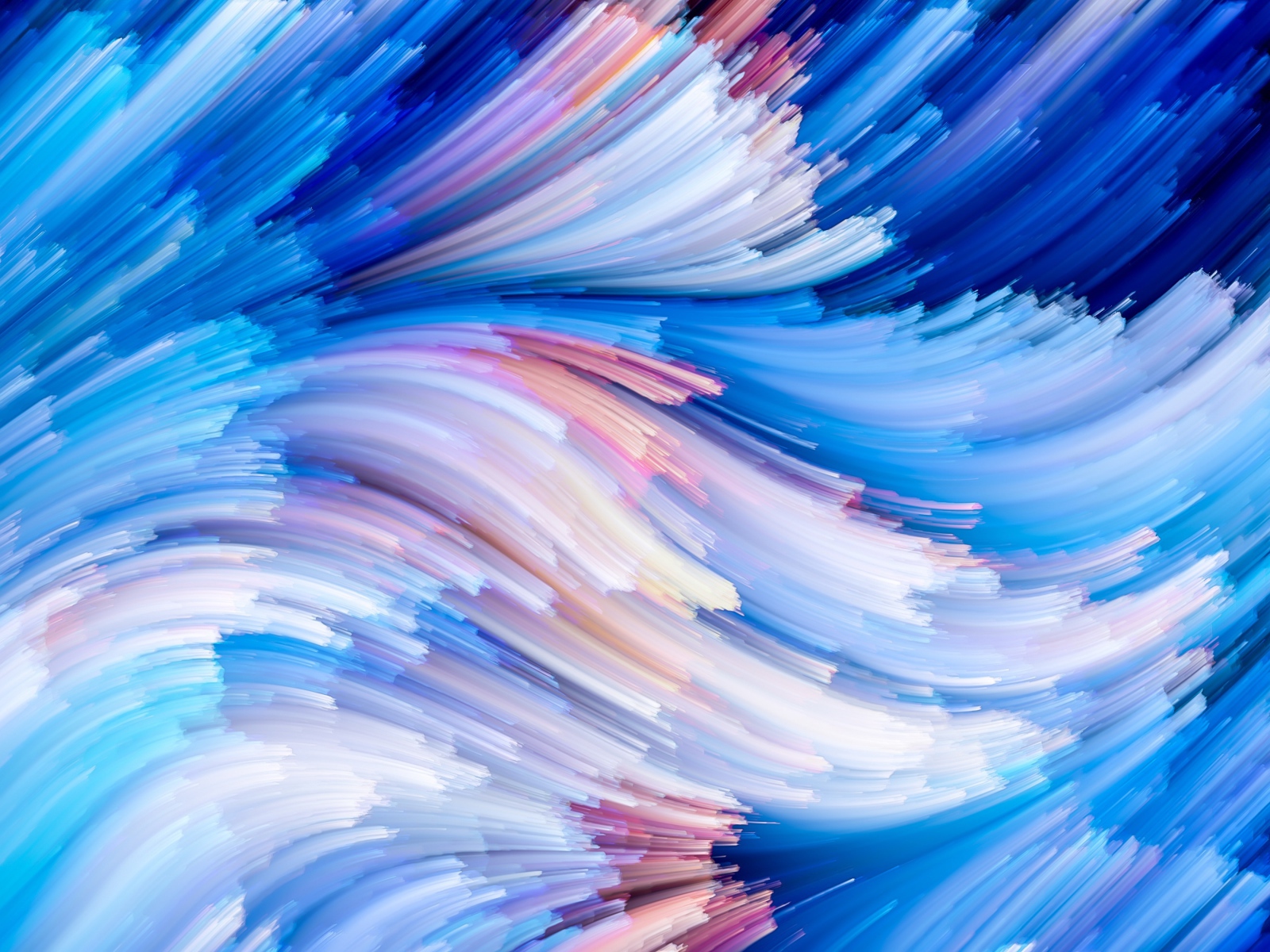 Абстрактные голубые волны