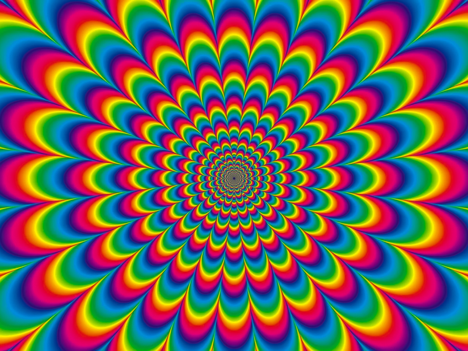 Разноцветный рисунок оптическая иллюзия