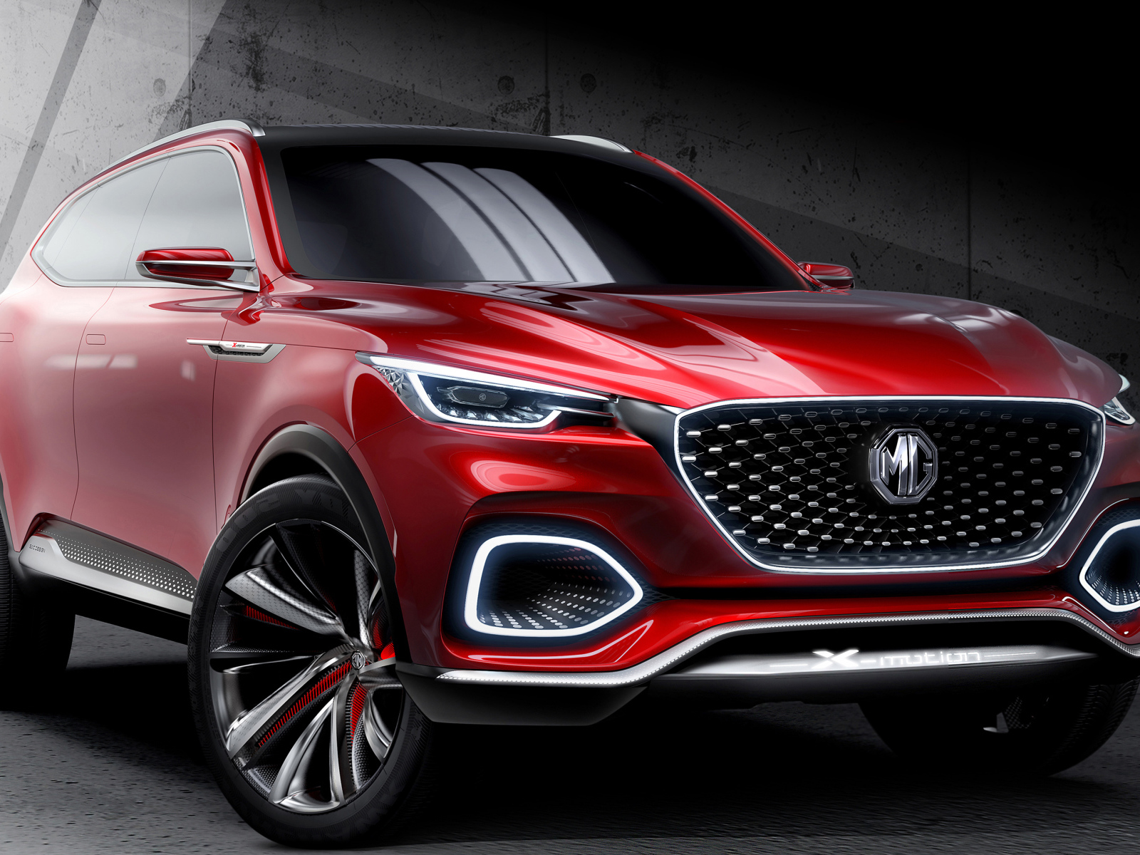 Красный внедорожник MG X Motion